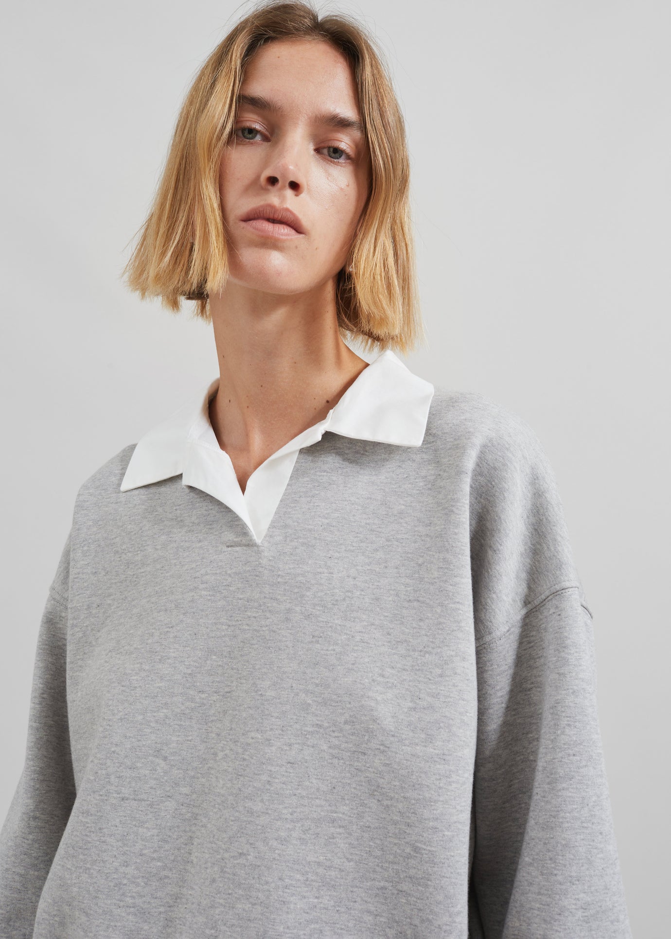 Edwin Boxy Sweatshirt - Grey - 1