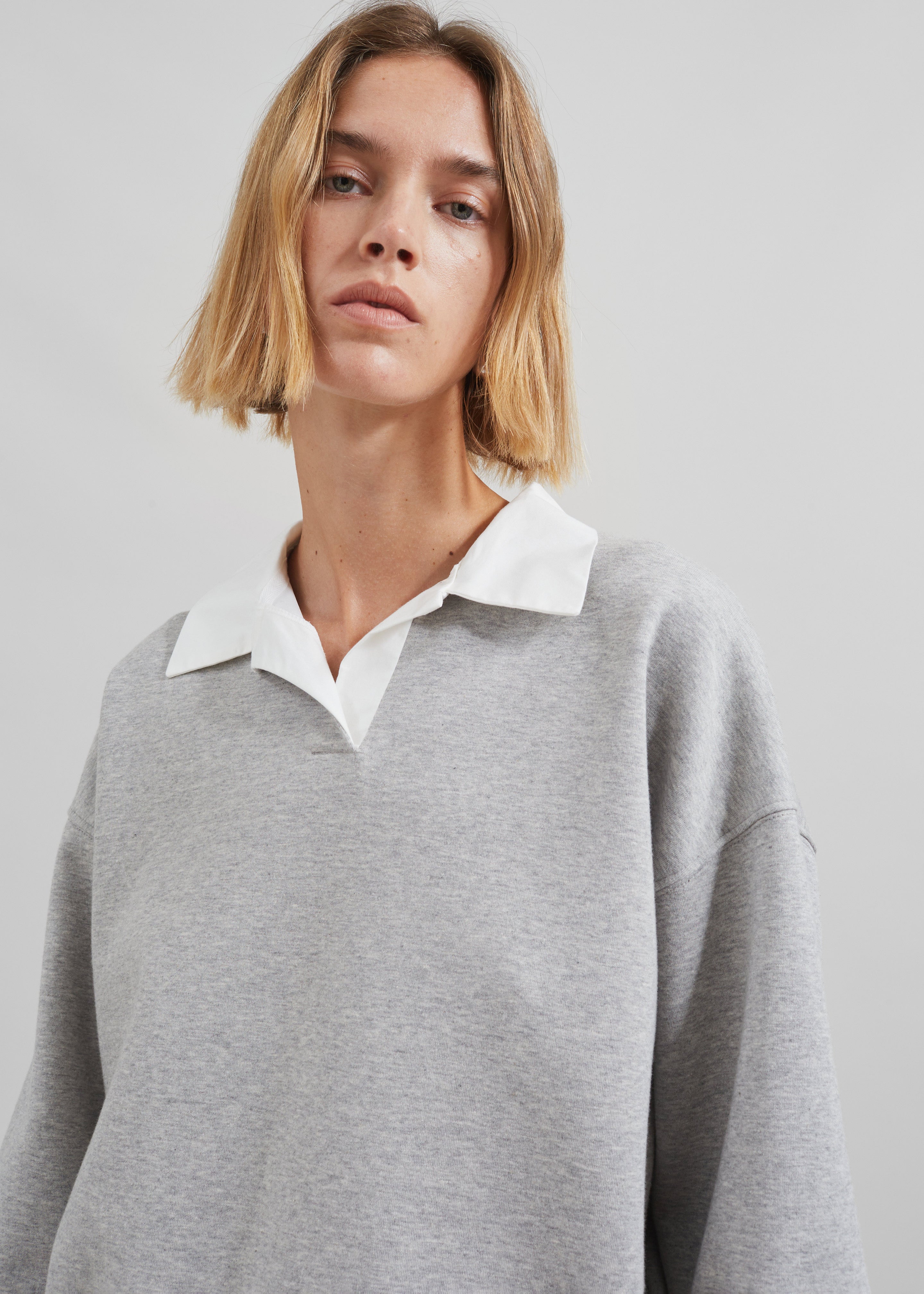 Edwin Boxy Sweatshirt - Grey - 2