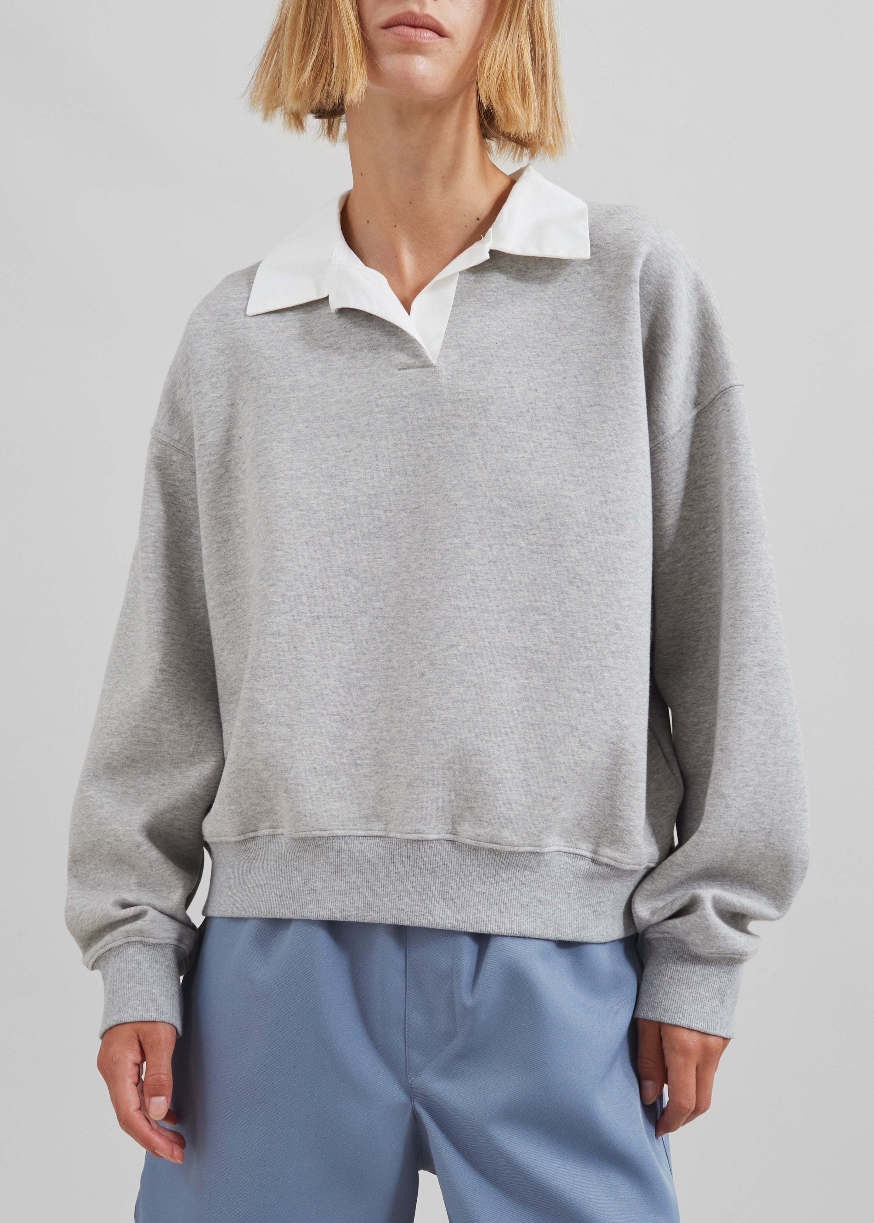 Edwin Boxy Sweatshirt - Grey - 5