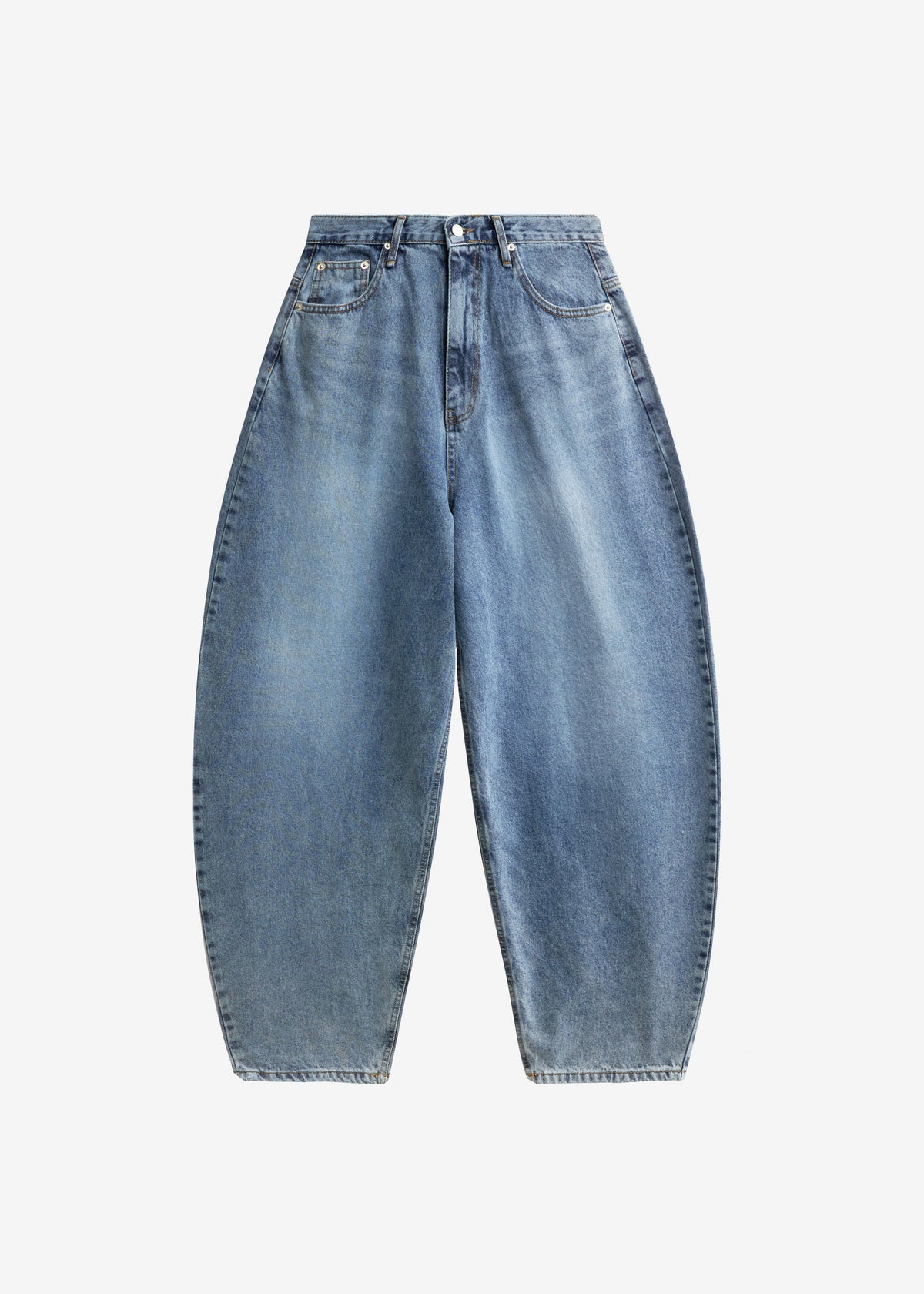 Elga Barrel Leg Jeans - Medium Wash - 9