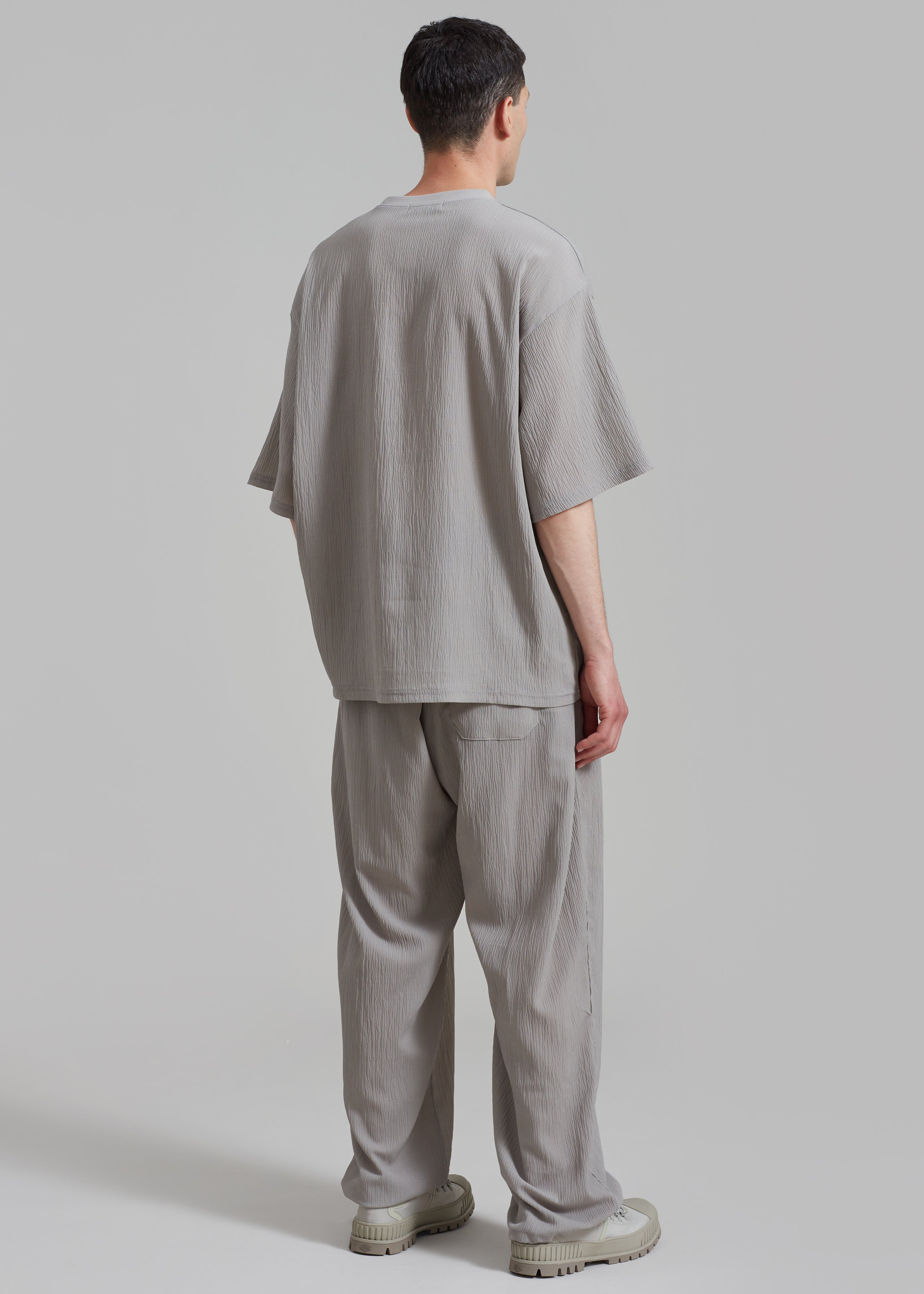 Eliott Crinkle Pants - Grey - 4