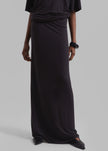 Ella Maxi Skirt - Dark Plum