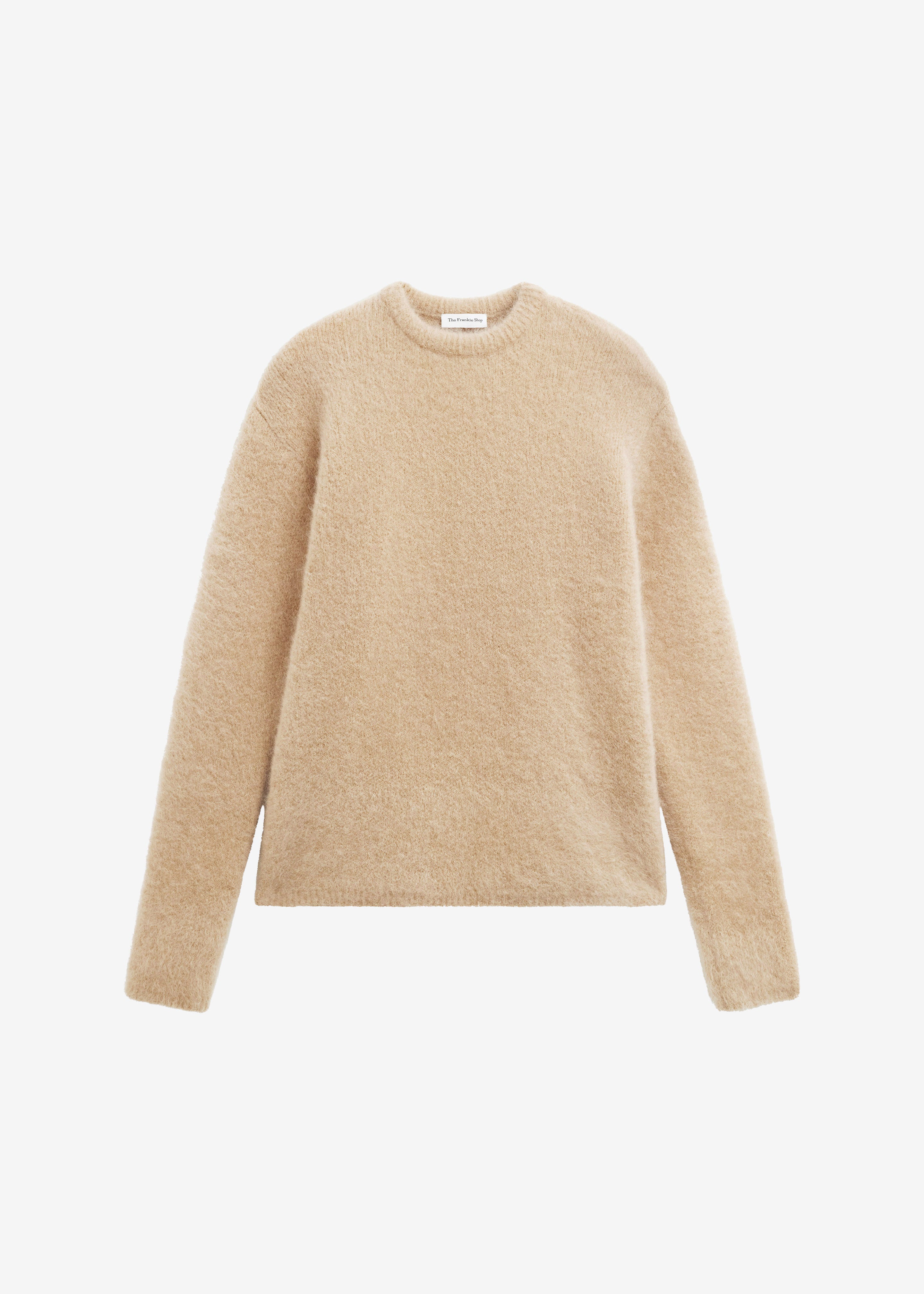 Ellery Mohair Crewneck Sweater - Beige - 9