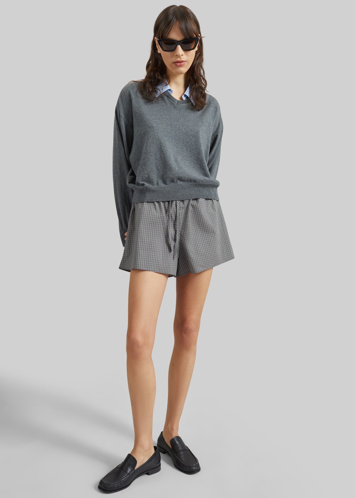 Ello Boxer Shorts - Checked Grey - 3