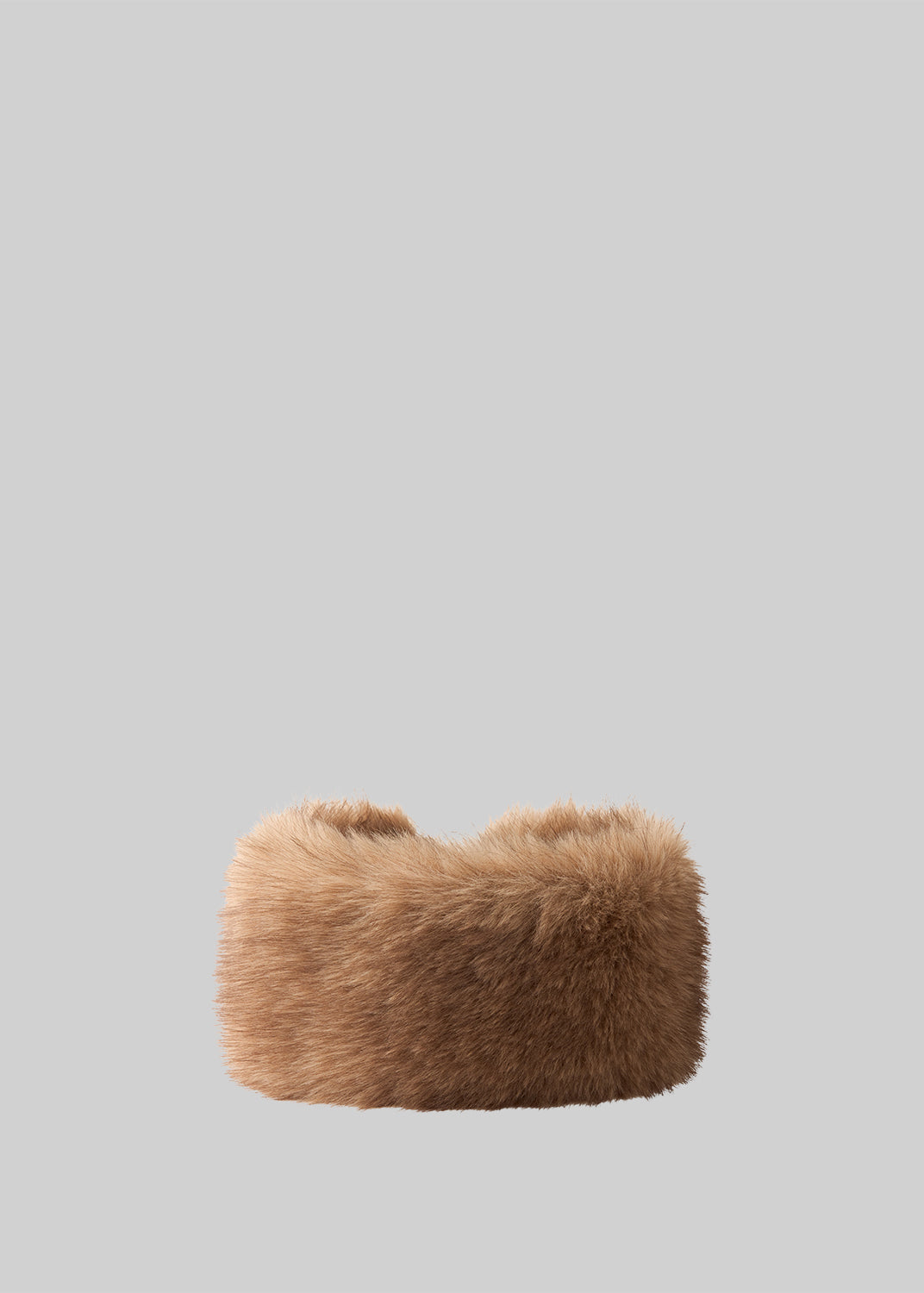 Elne Faux Fur Hair Band - Beige Melange - 6
