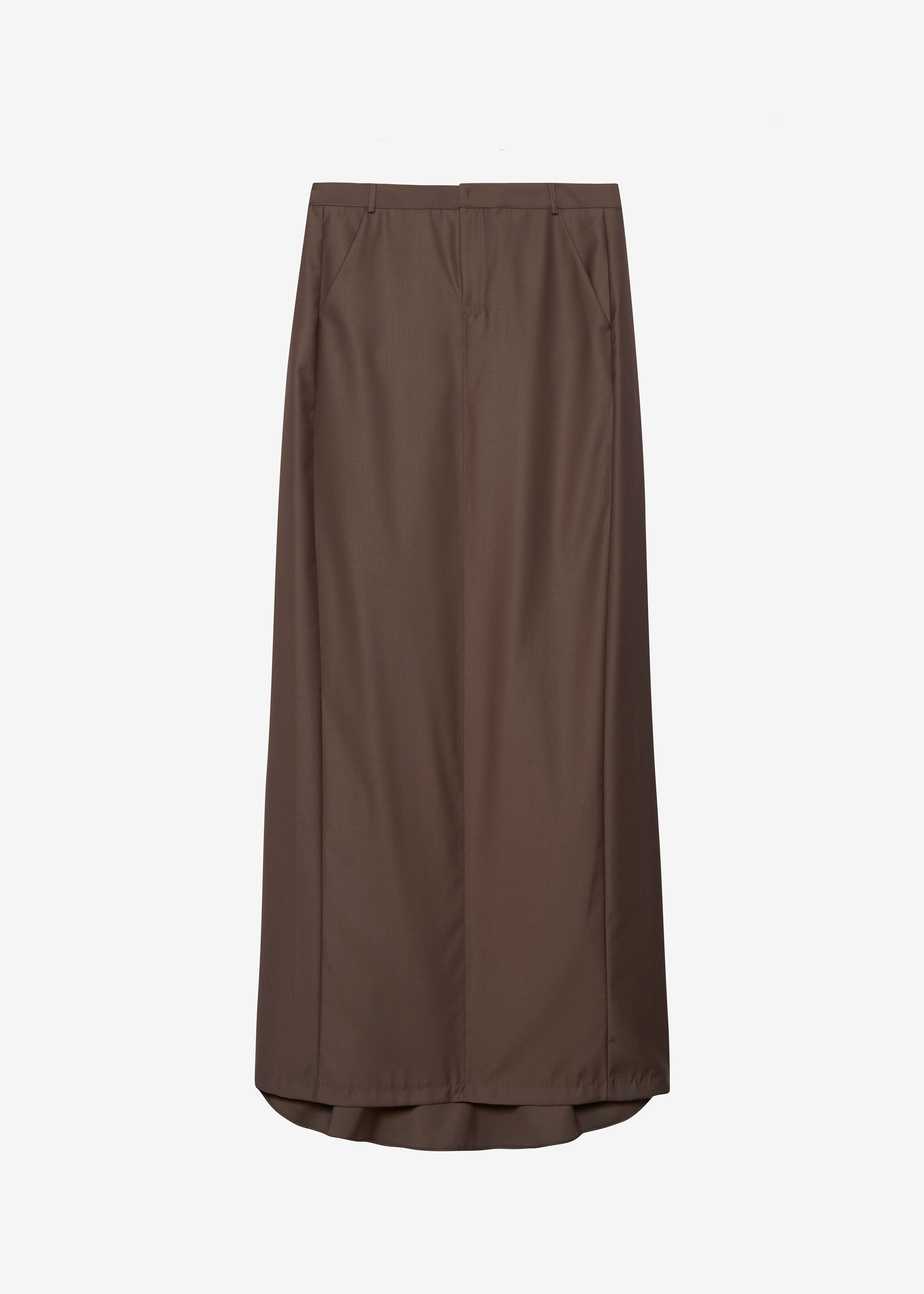 Eloise Maxi Skirt - Brown - 13