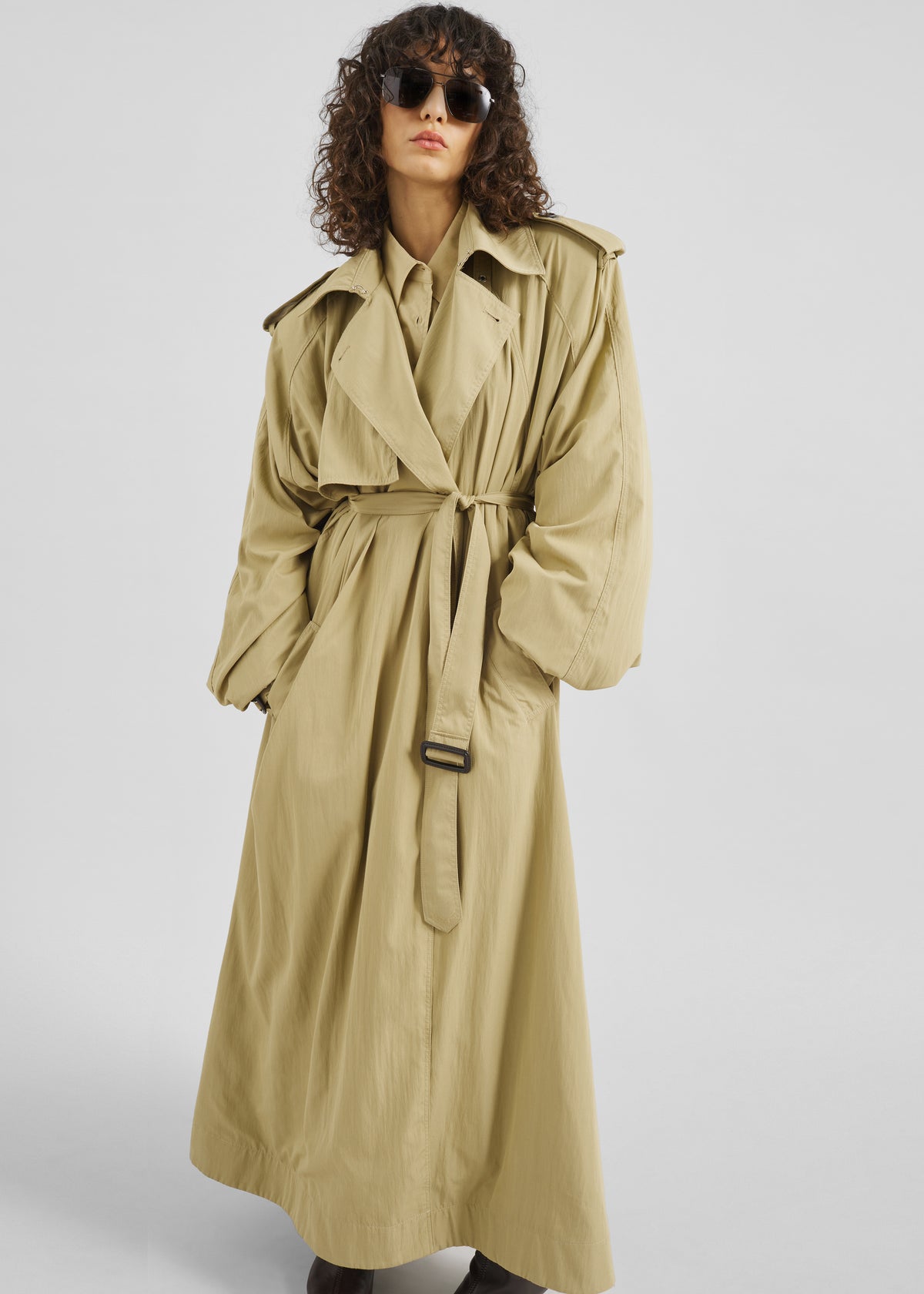 Elsdon Fluid Long Trench - Camel - 7
