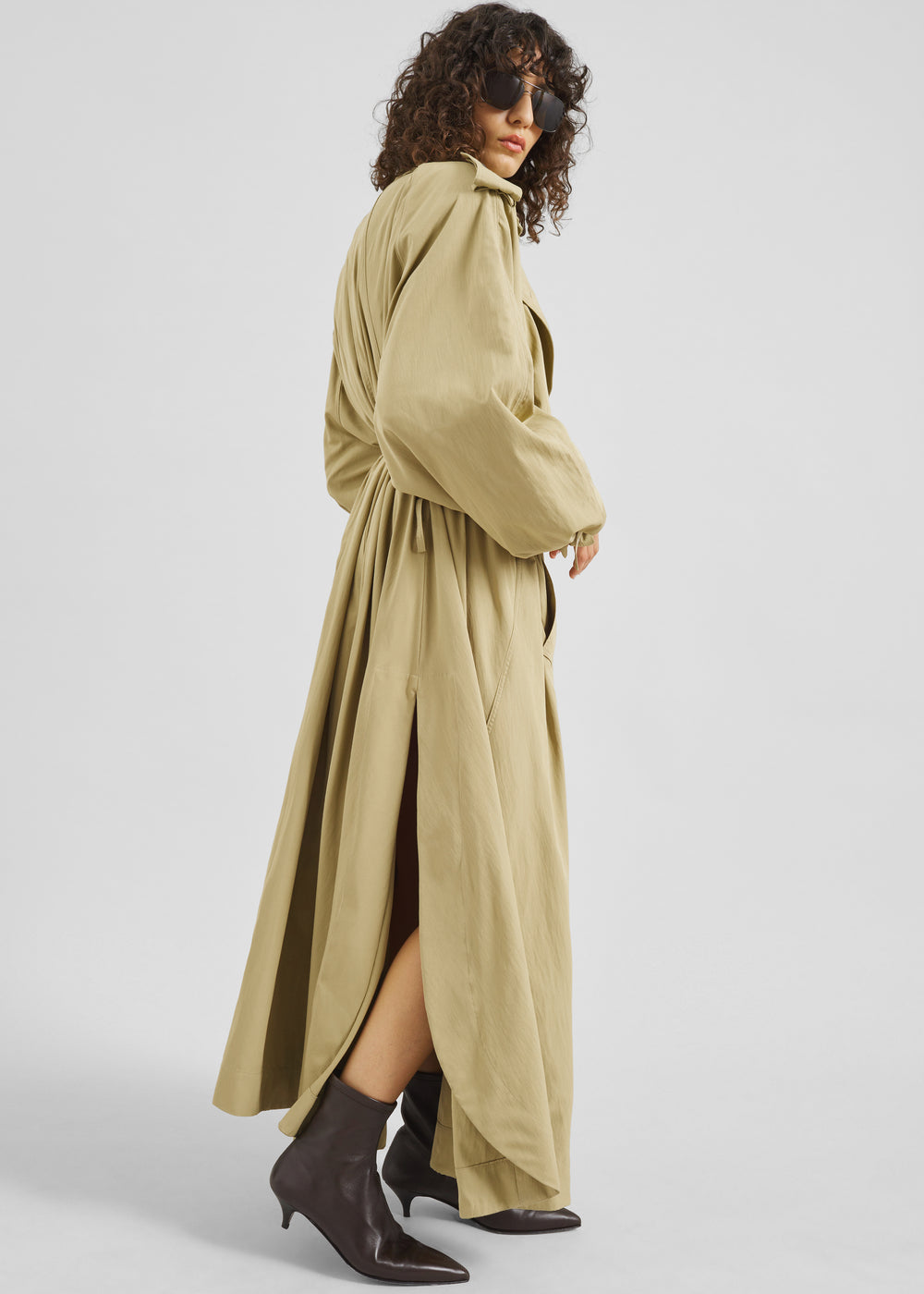 Elsdon Fluid Long Trench - Camel - 1