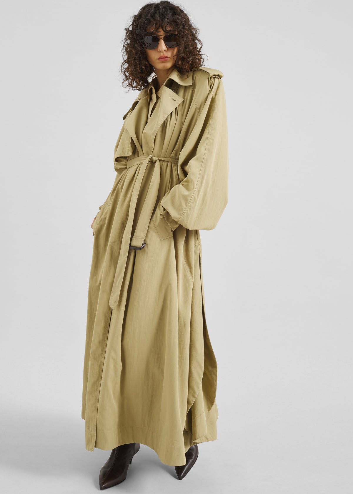 Elsdon Fluid Long Trench - Camel - 1