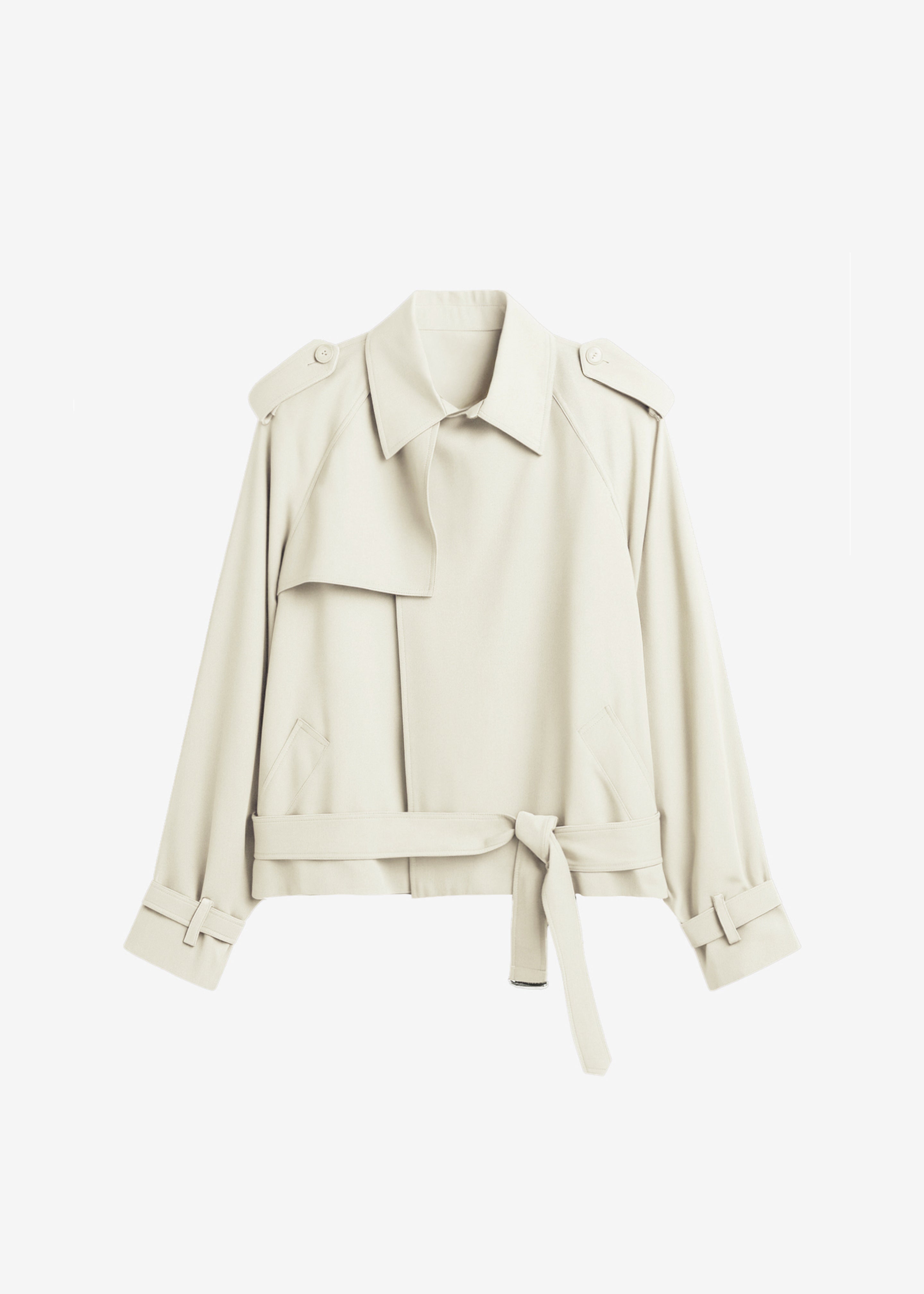 welinoa　Half cape short trench　エクリュ Hedley Wired Short Trench - Olive – The Frankie Shop ジャケット・アウター