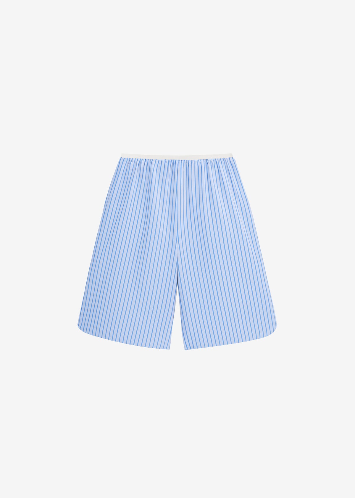 Elyn Cotton Bermuda Shorts - Blue/White Stripe - 6