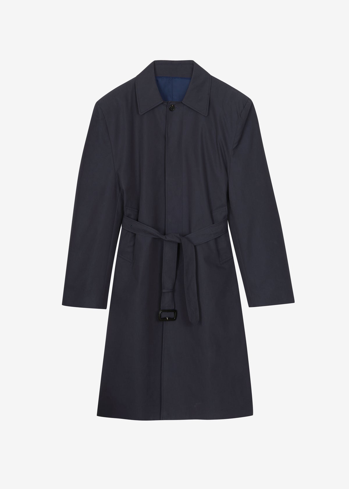 Emden Padded Overcoat - Navy - 14