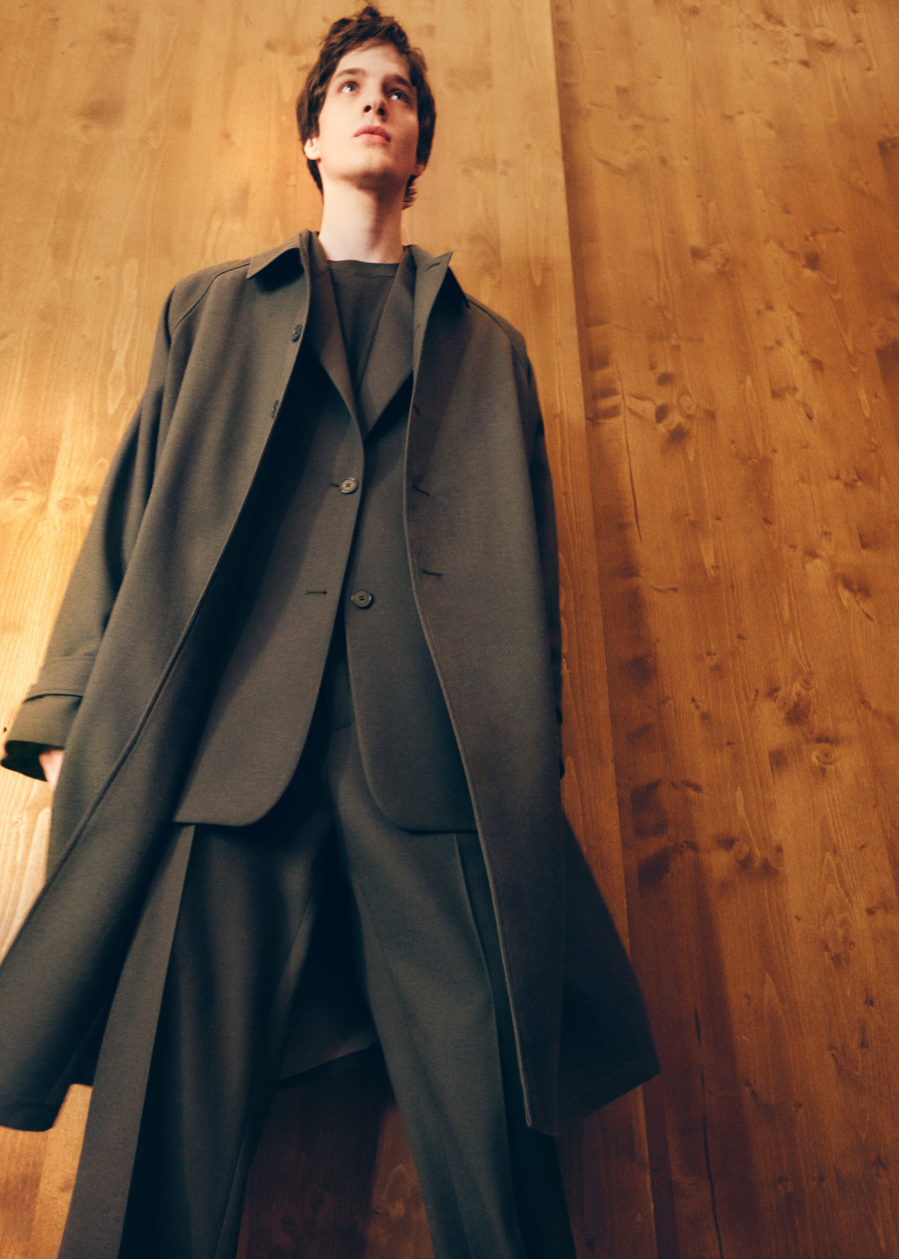 Emil Wool-Blend Trench - Army Green - 7