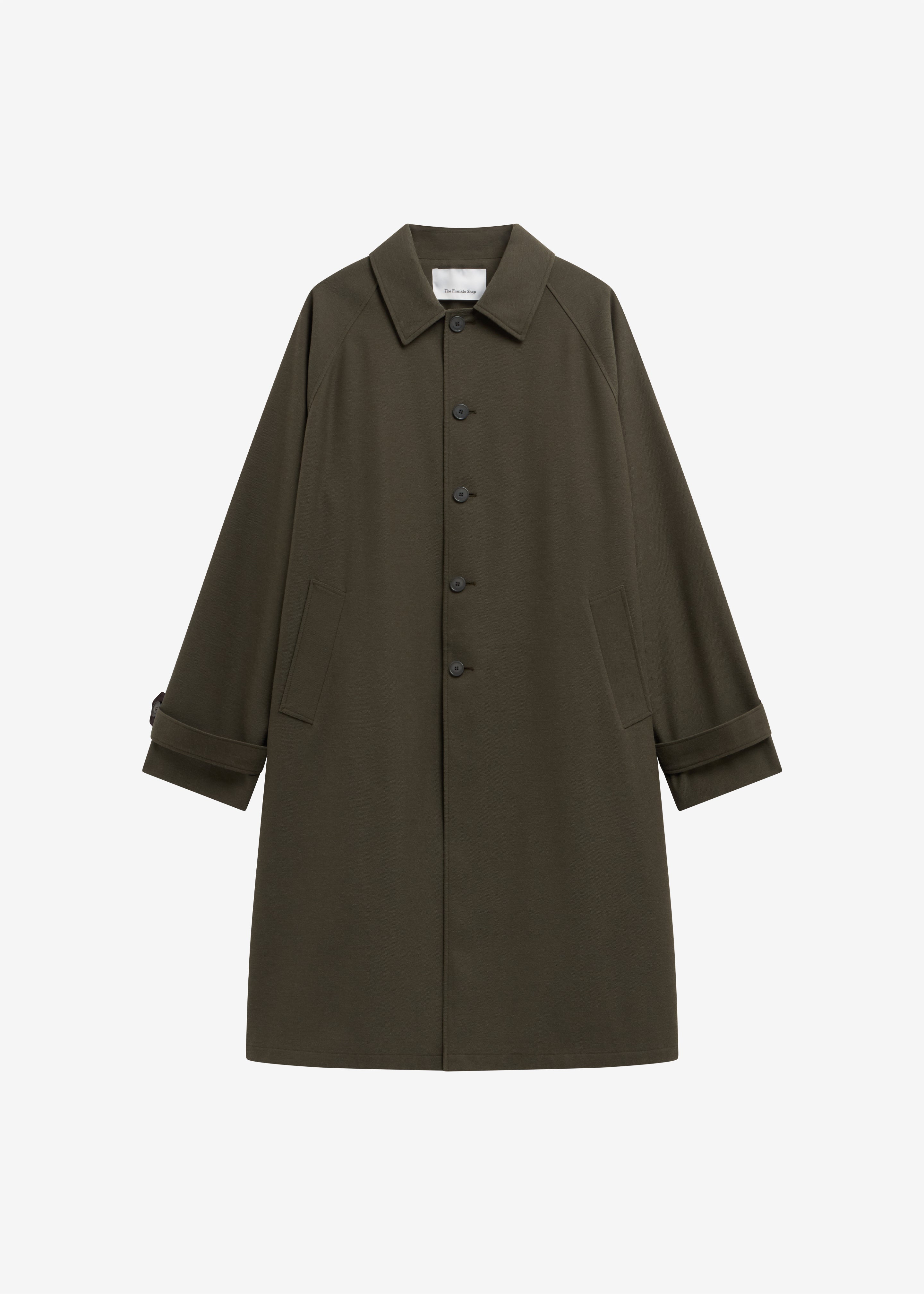 Emil Wool-Blend Trench - Army Green - 9