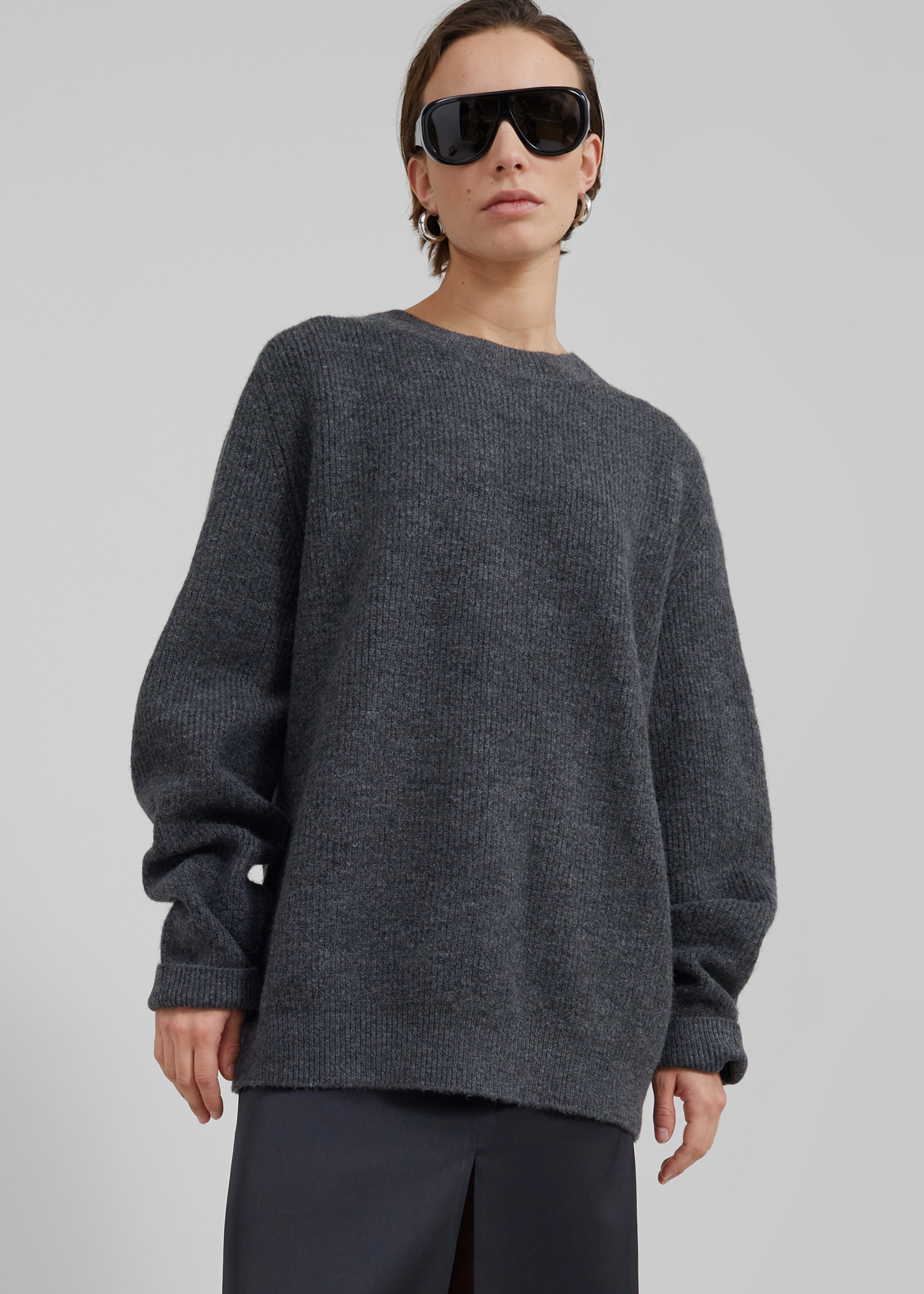Emory Sweater - Charcoal - 2