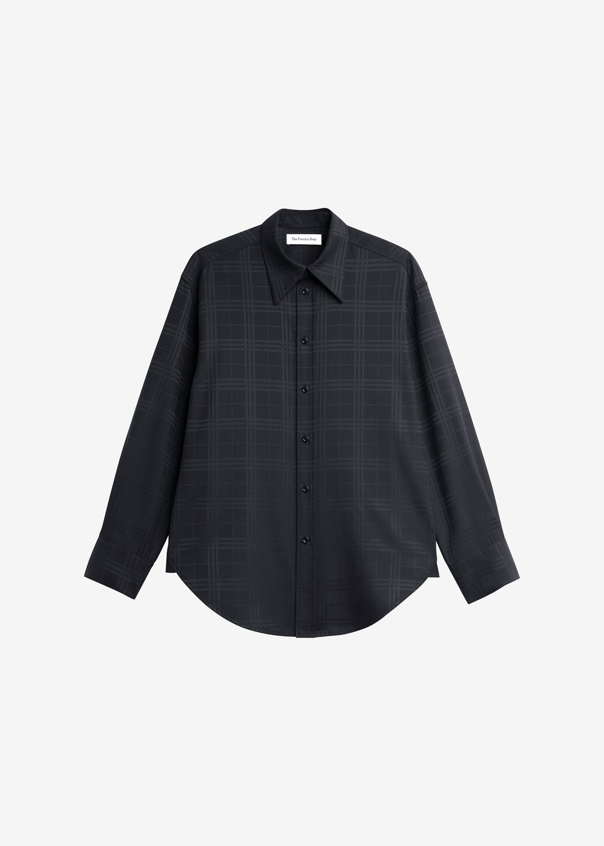 Ennio Tonal Shirt - Checked Black