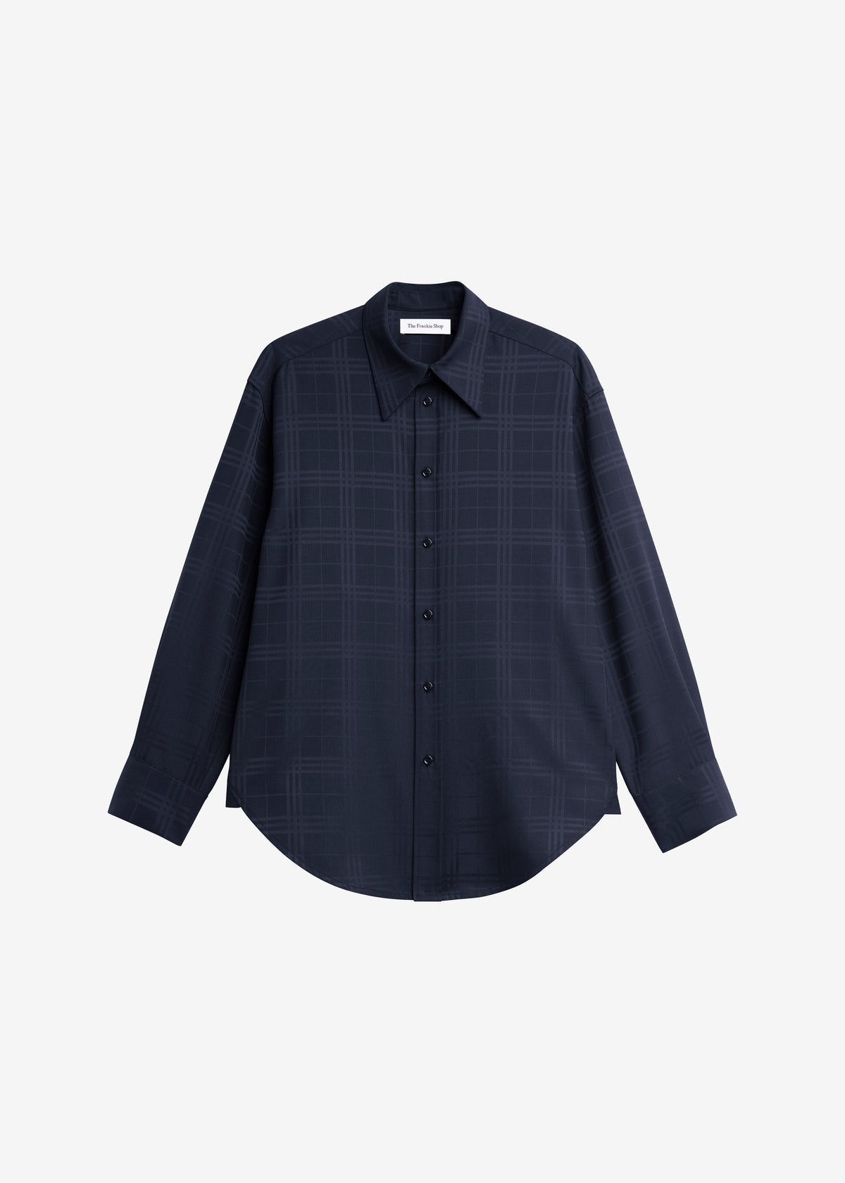 Ennio Tonal Shirt - Checked Navy