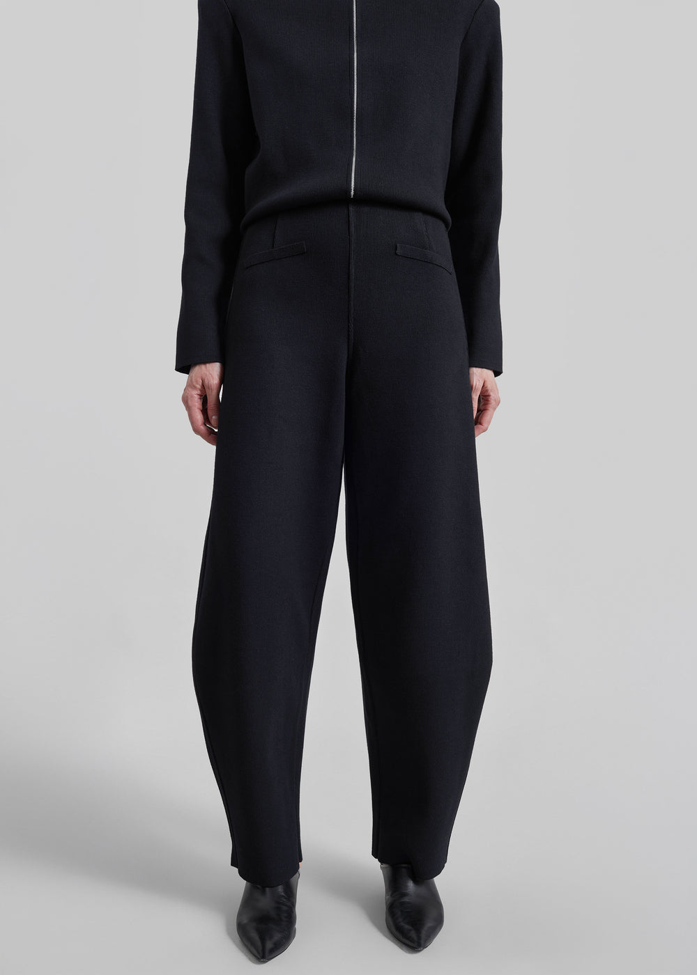 Oakdale Track Pants - Black/White Pinstripe – The Frankie Shop