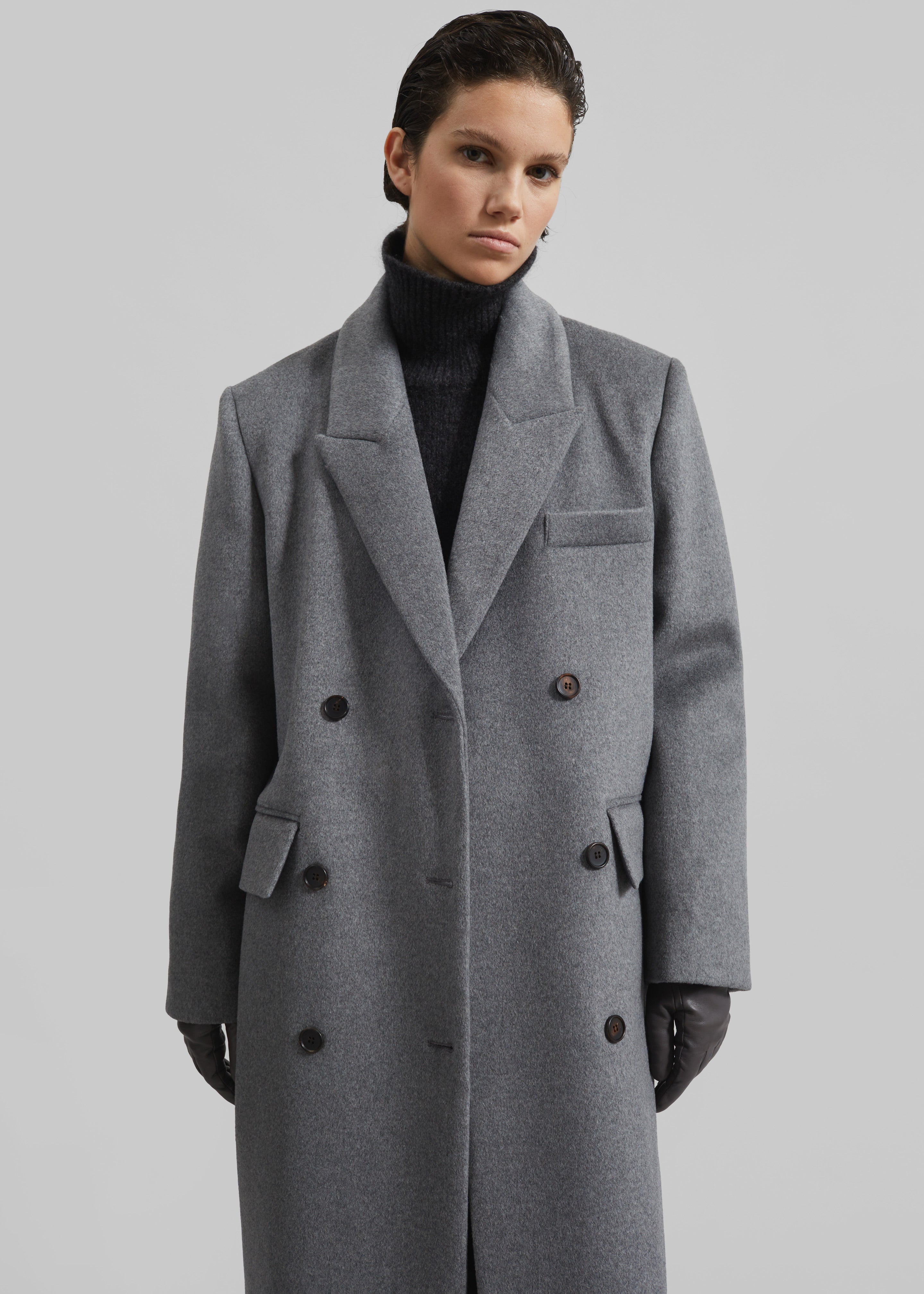 Eslov Coat - Grey - 5