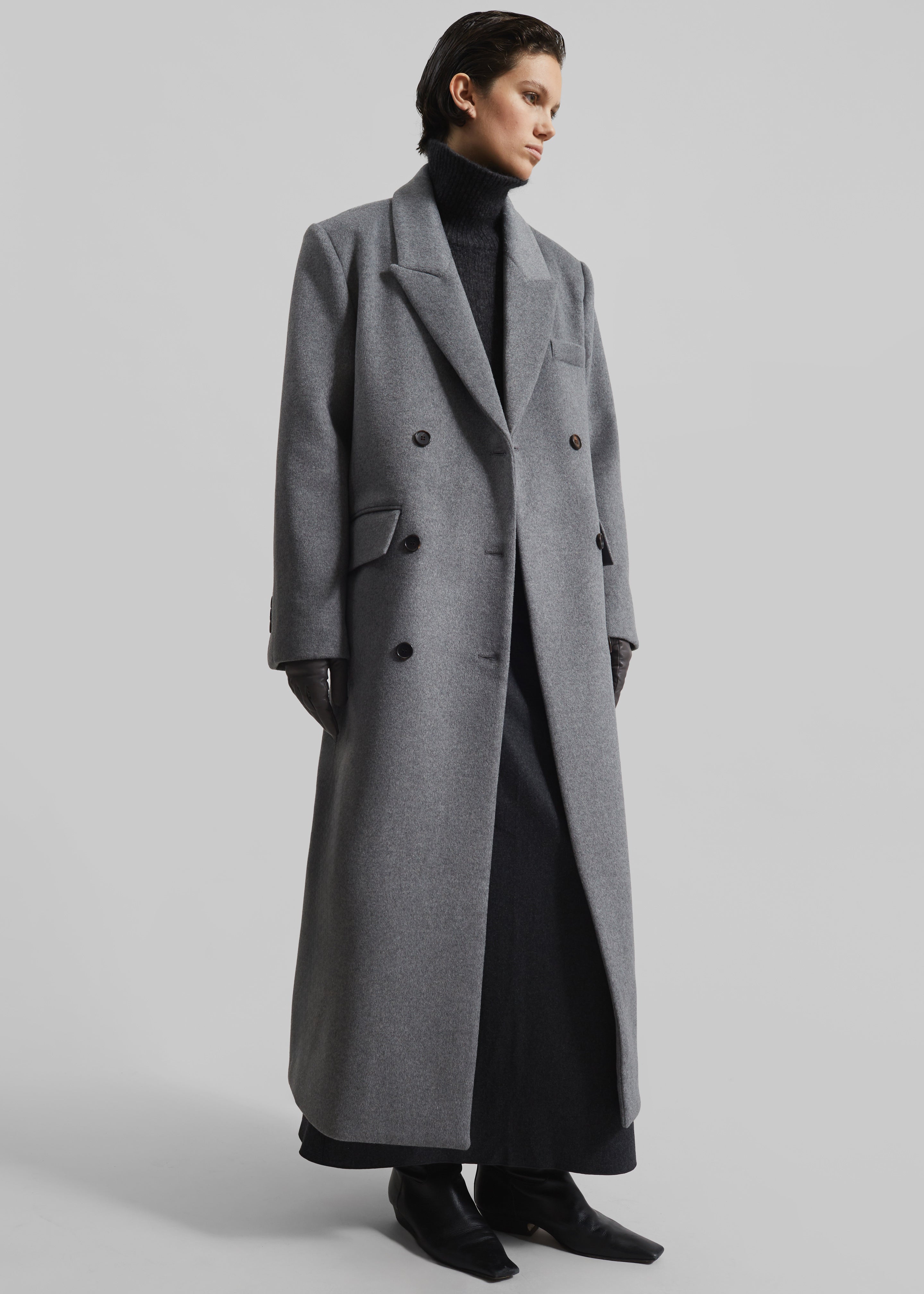 Eslov Coat - Grey - 1