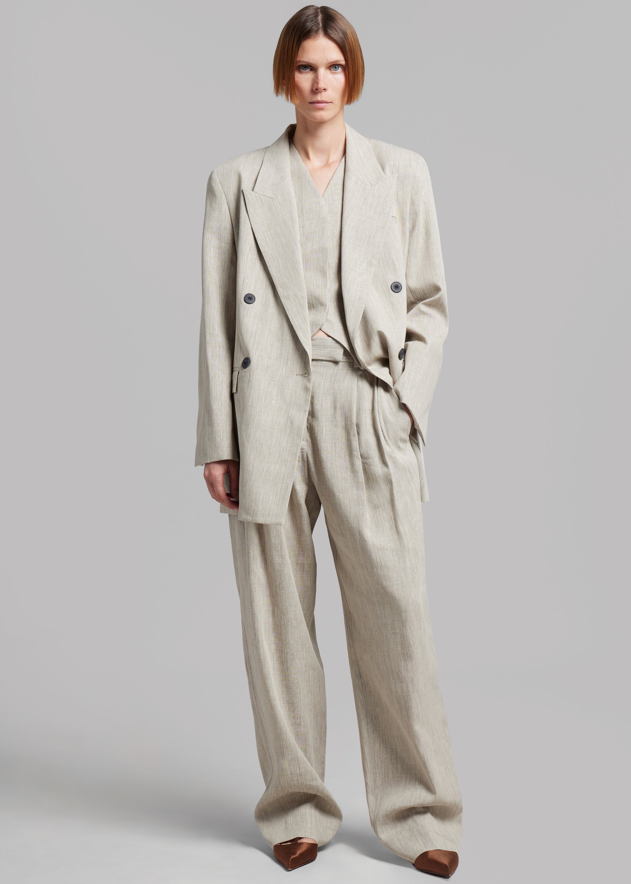 Shop the look image for Esse Studios Bode Tailored Trousers - Asha Linen