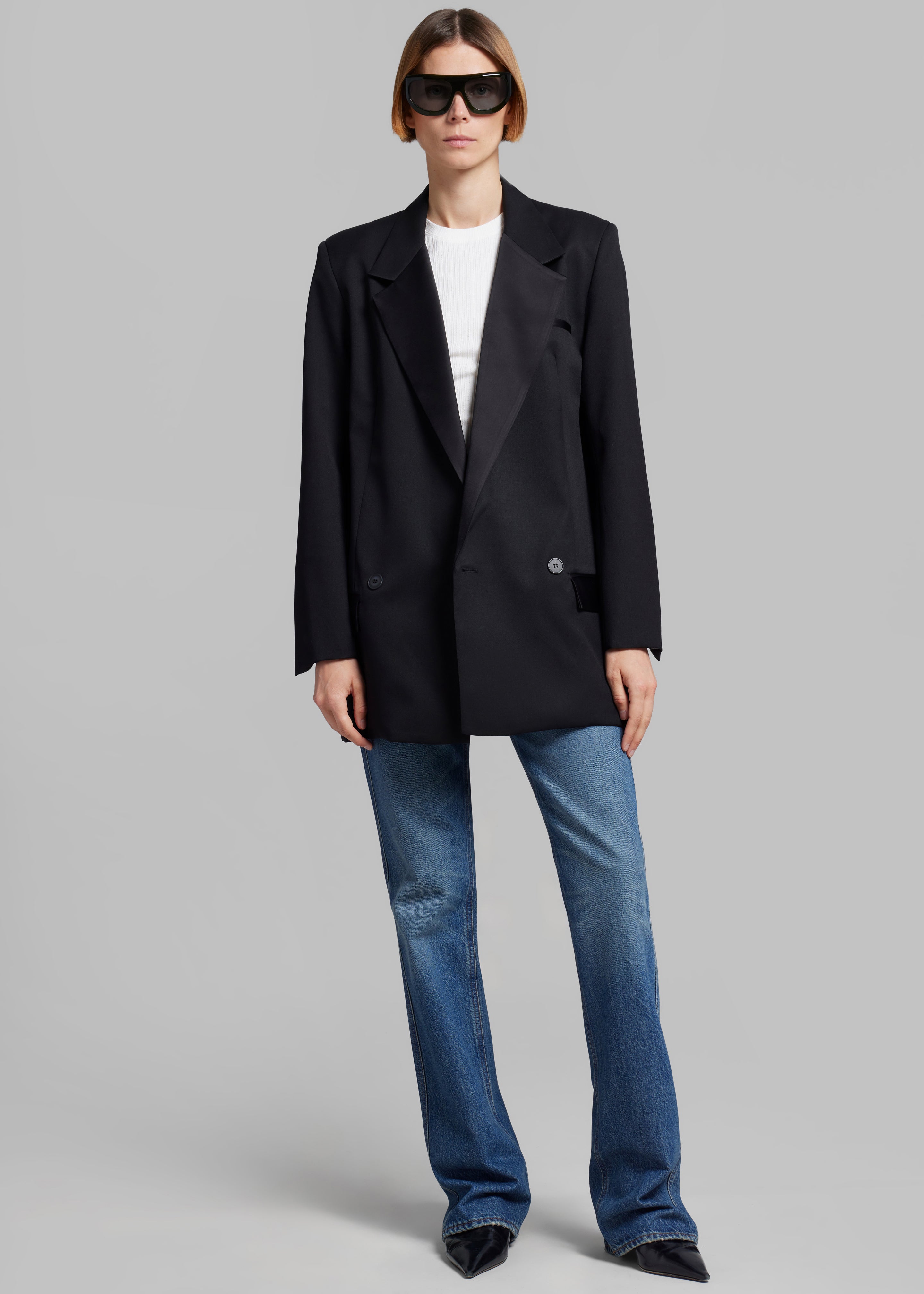 Esse Studios Tux Double Blazer - Black - 1