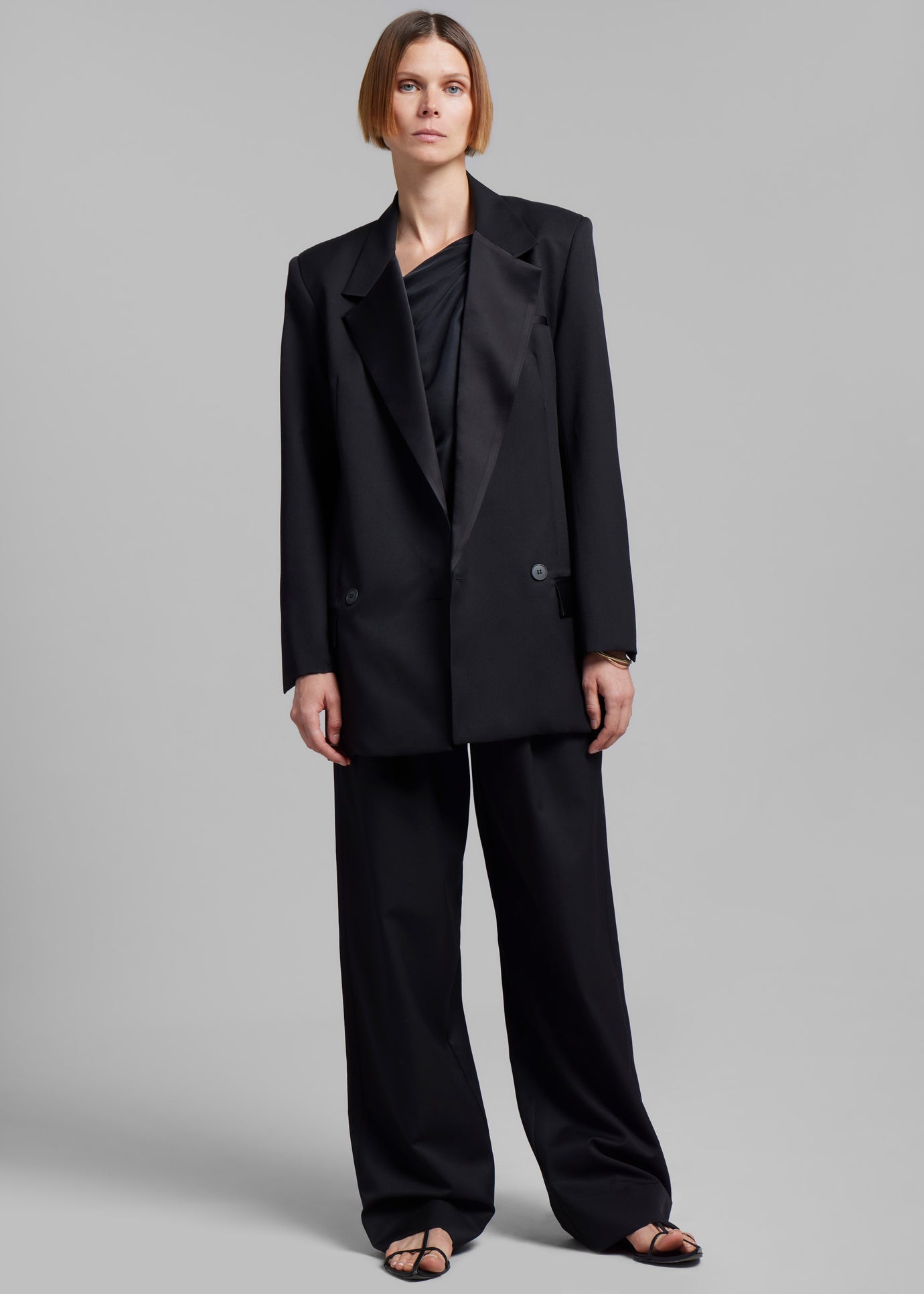 Esse Studios Tux Double Blazer - Black - 1