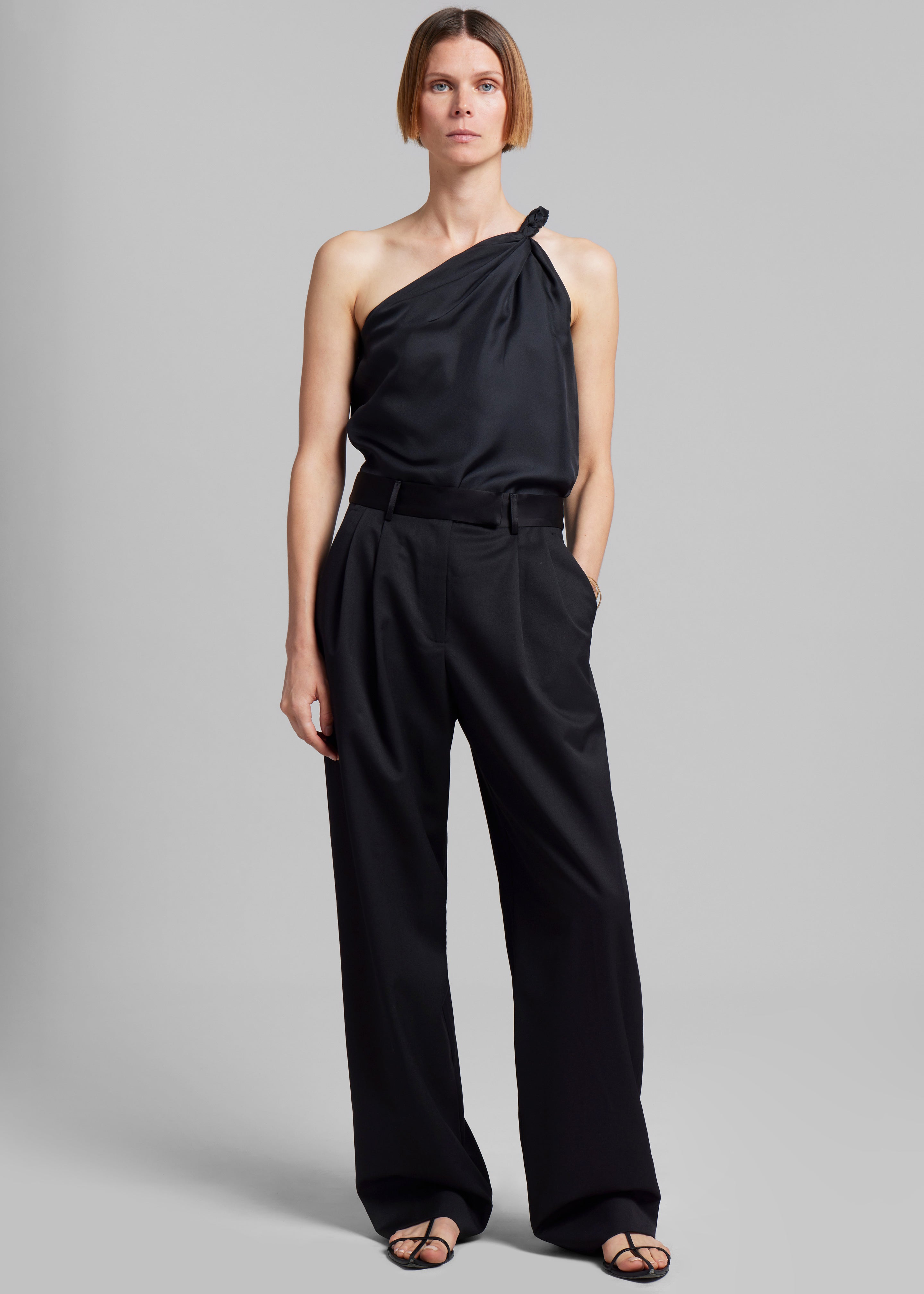 Esse Studios Tux Tailored Trousers - Black - 7