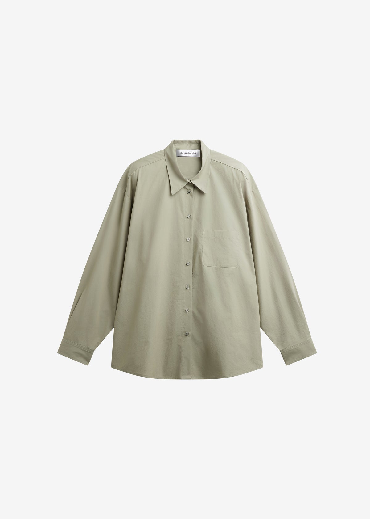 Eston Cotton Oversized Shirt - Sage - 8