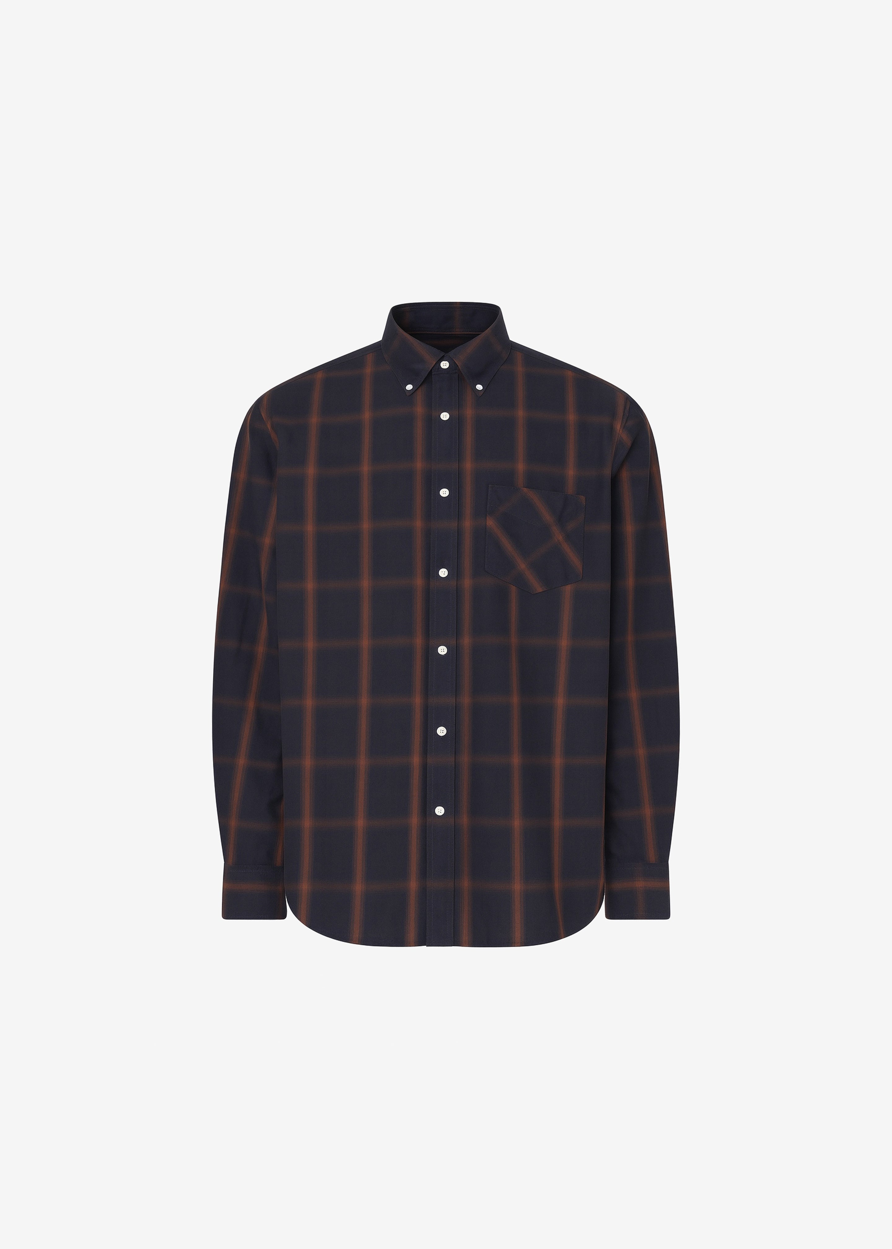 Evald Shirt - Navy Plaid - 8