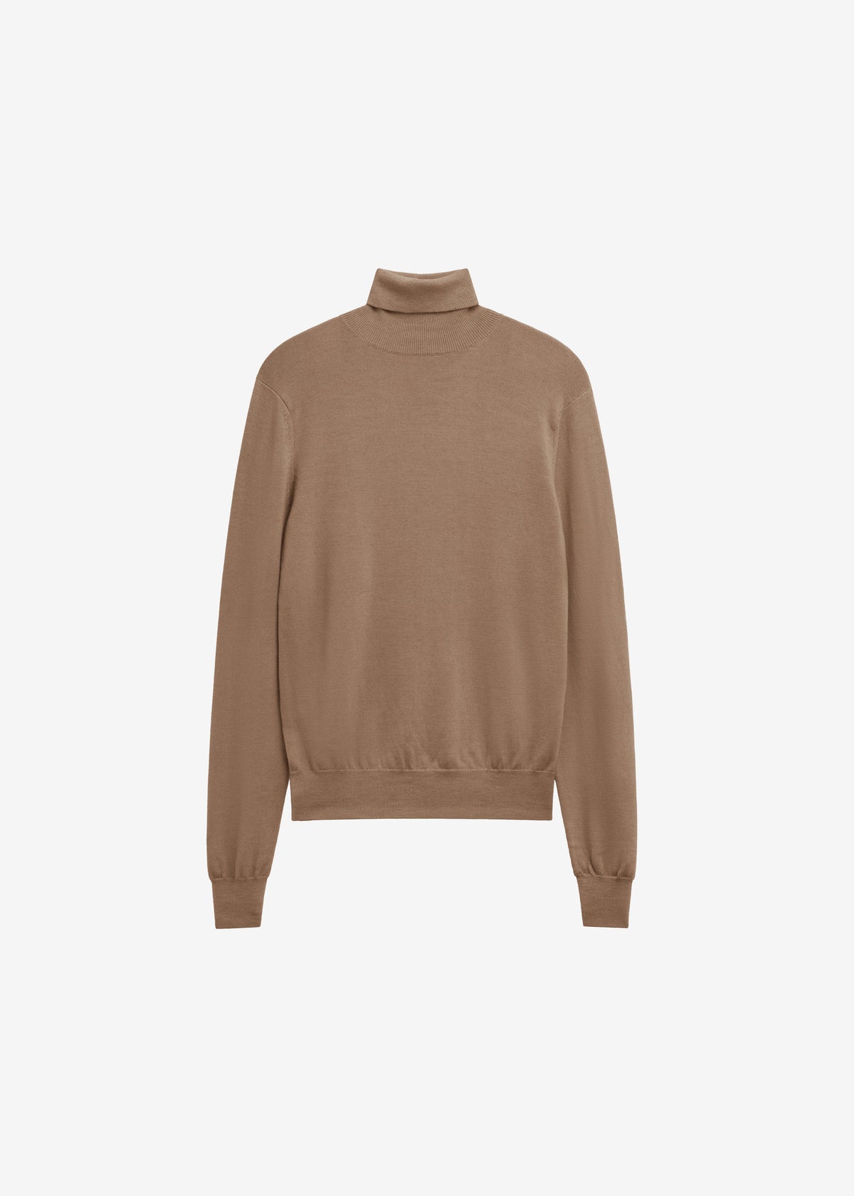 Eve Thin Turtleneck Sweater - Camel - 6