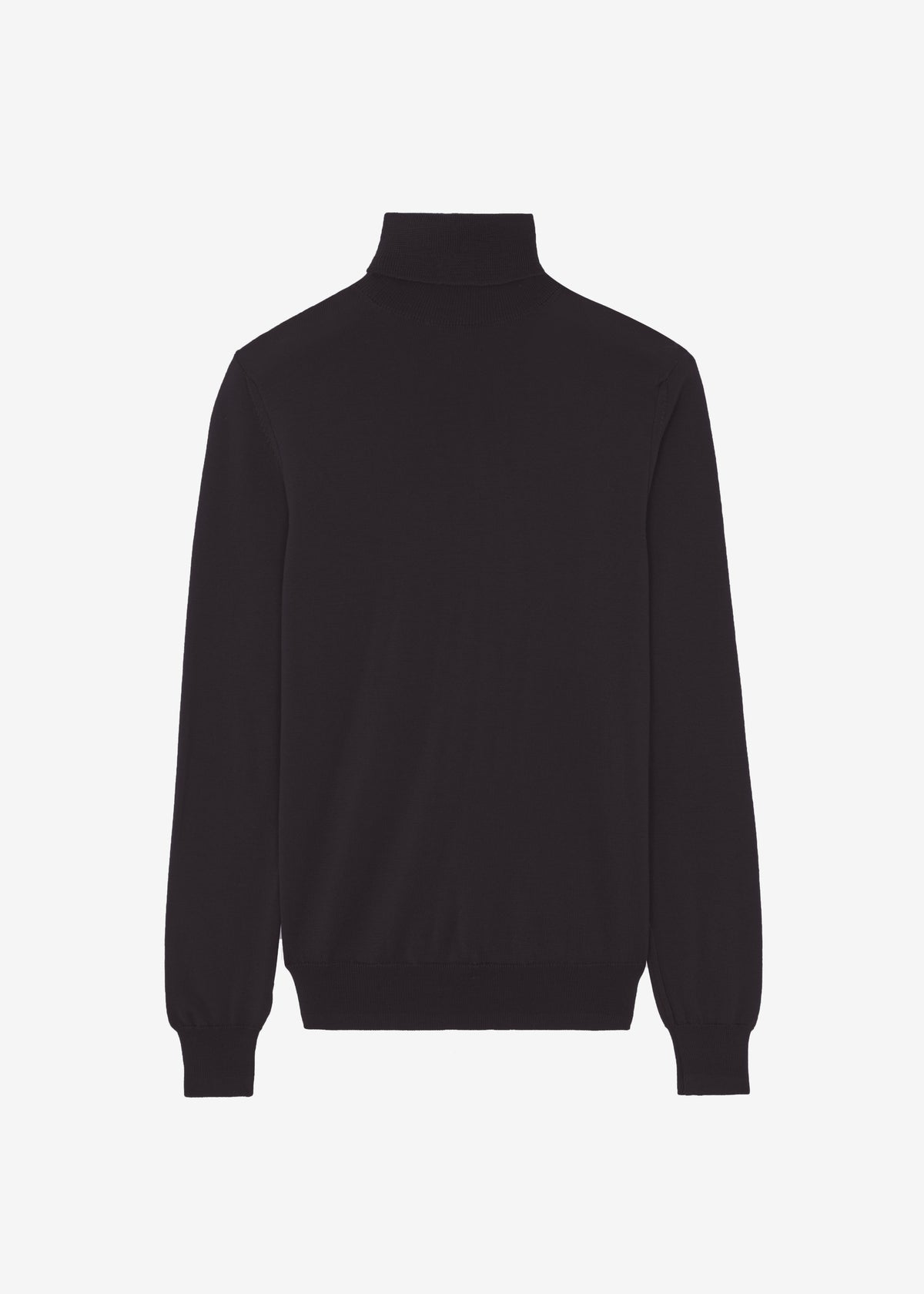 Eve Thin Turtleneck Sweater - Dark Plum - 13