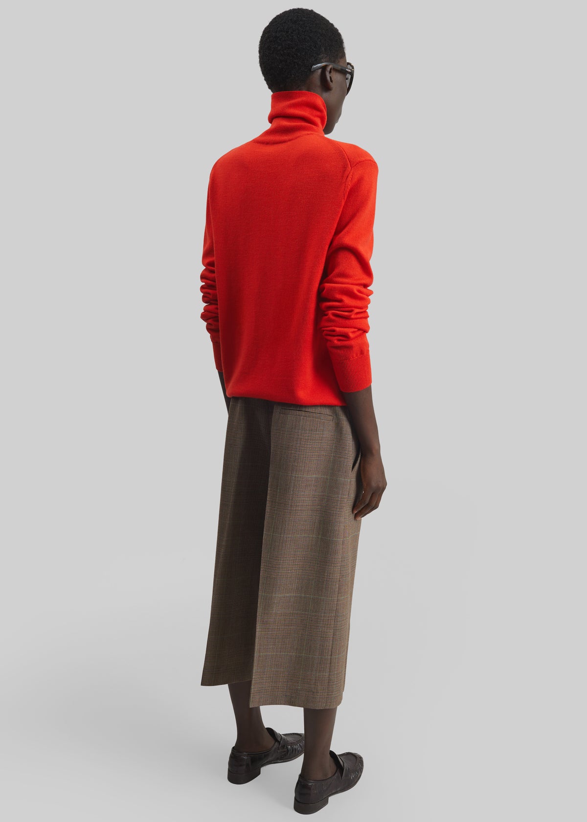 Eve Thin Turtleneck Sweater - Red - 6