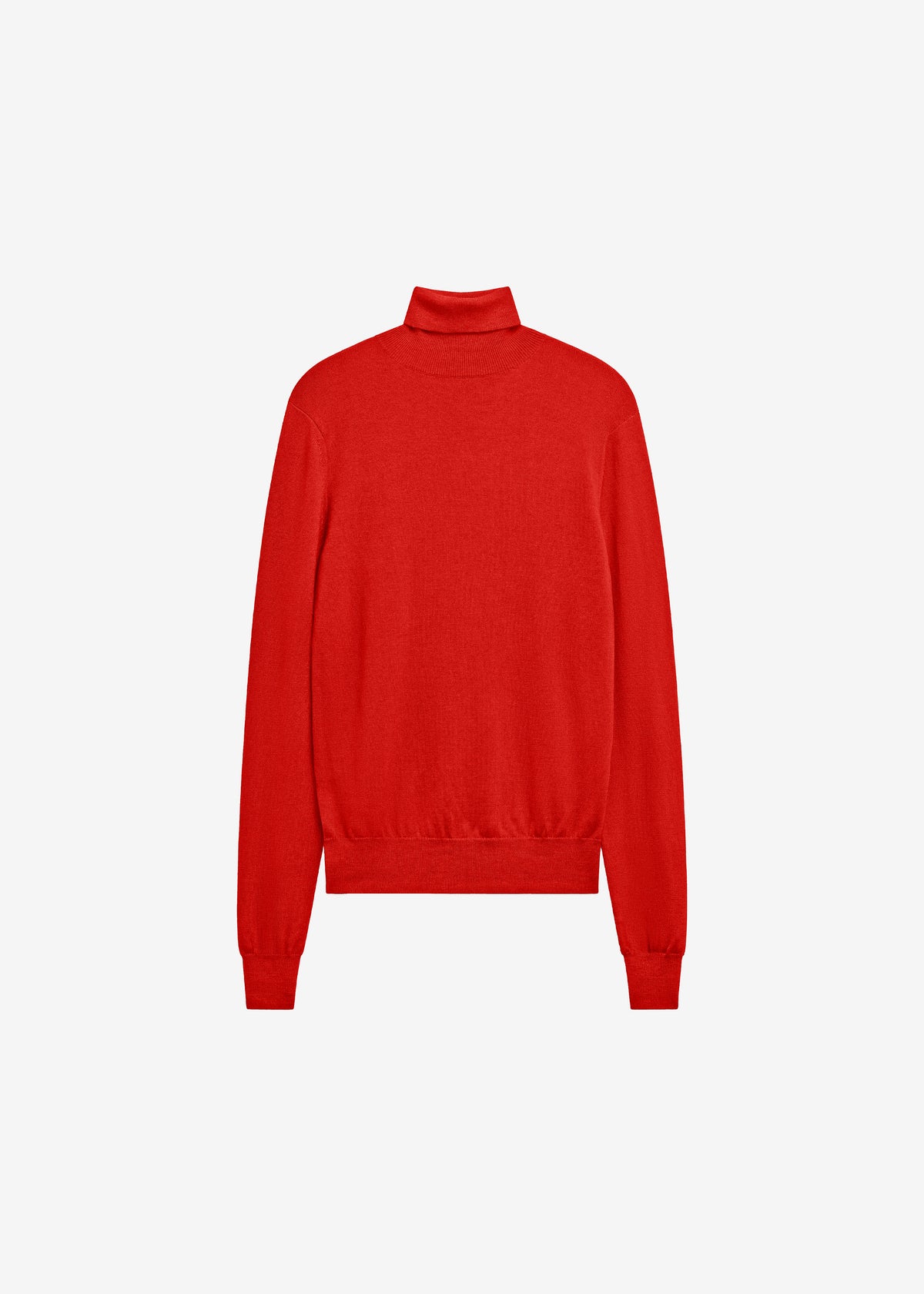 Eve Thin Turtleneck Sweater - Red - 7