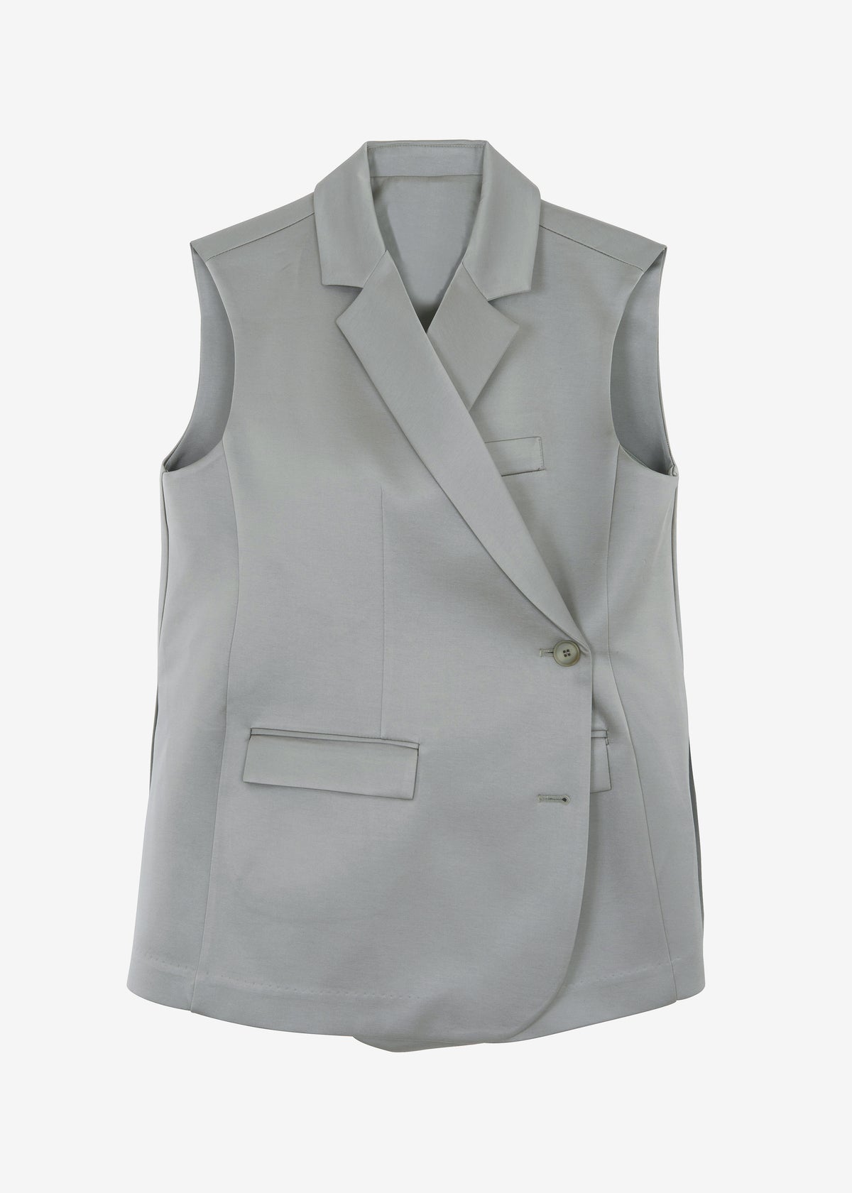 Everly Satin Vest - Eucalyptus - 7