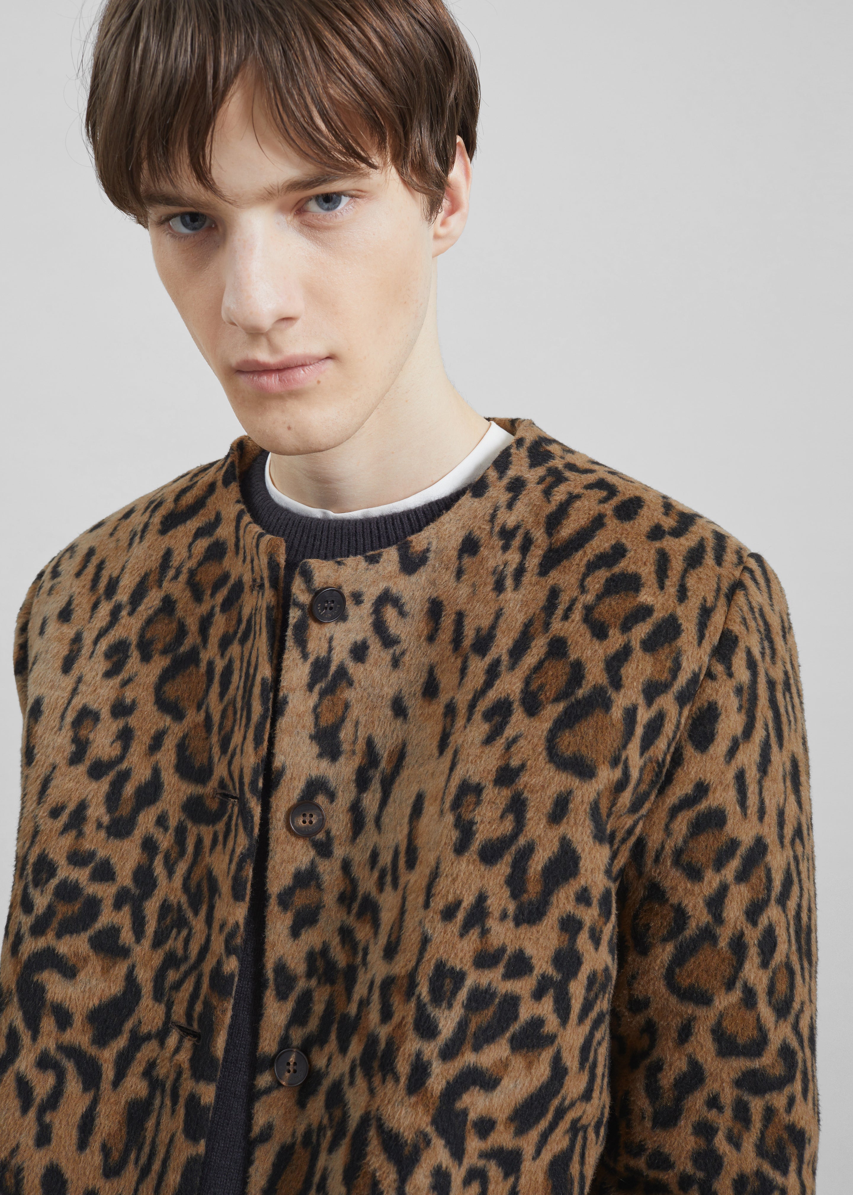 Evolene Boxy Jacket - Leopard Brown - 13