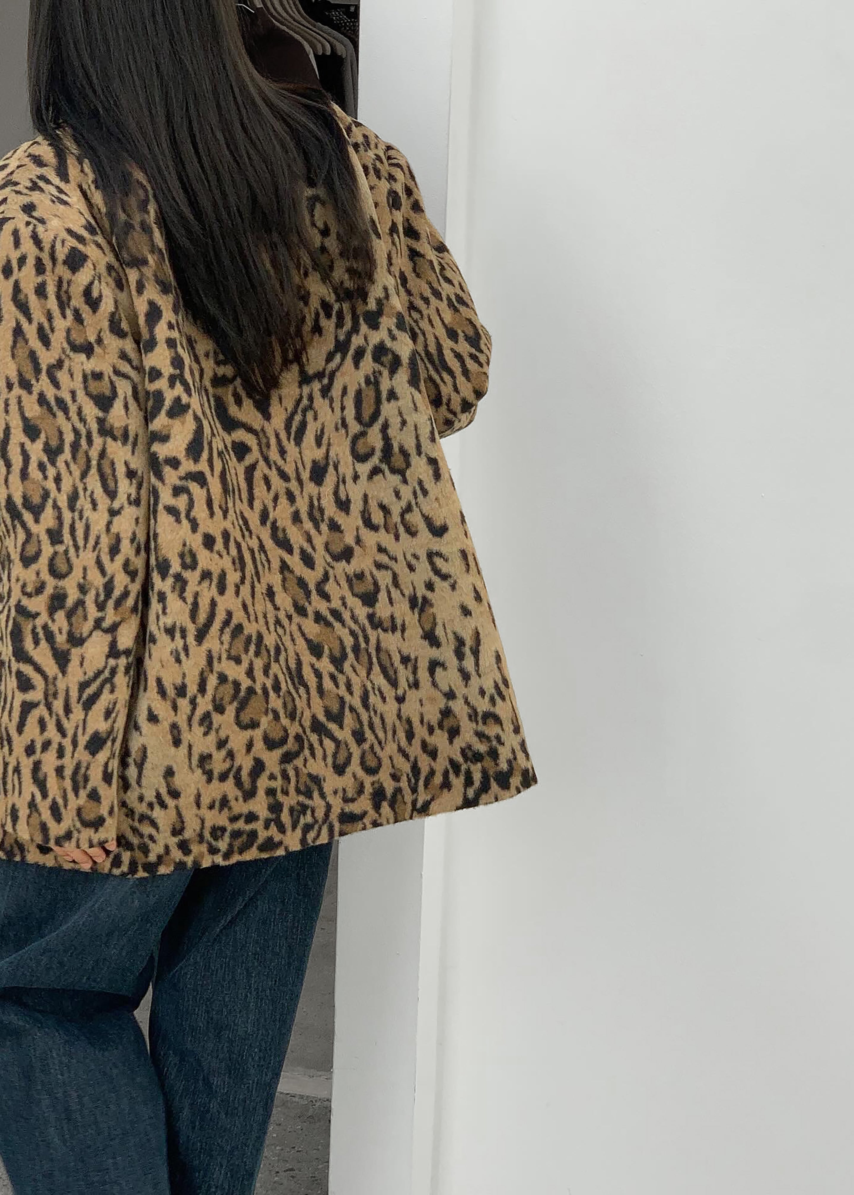 Evolene Boxy Jacket - Leopard Brown – The Frankie Shop
