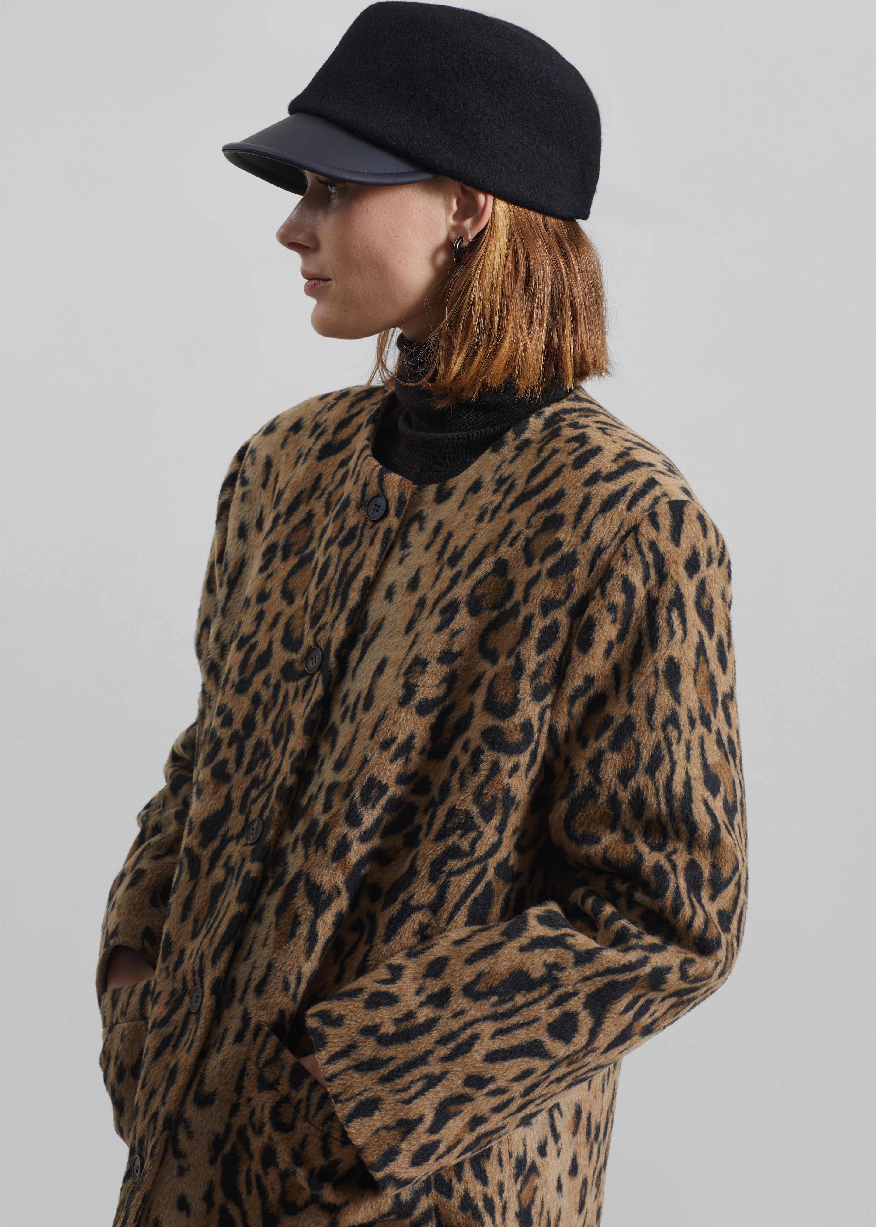 Evolene Boxy Jacket - Leopard Brown – The Frankie Shop