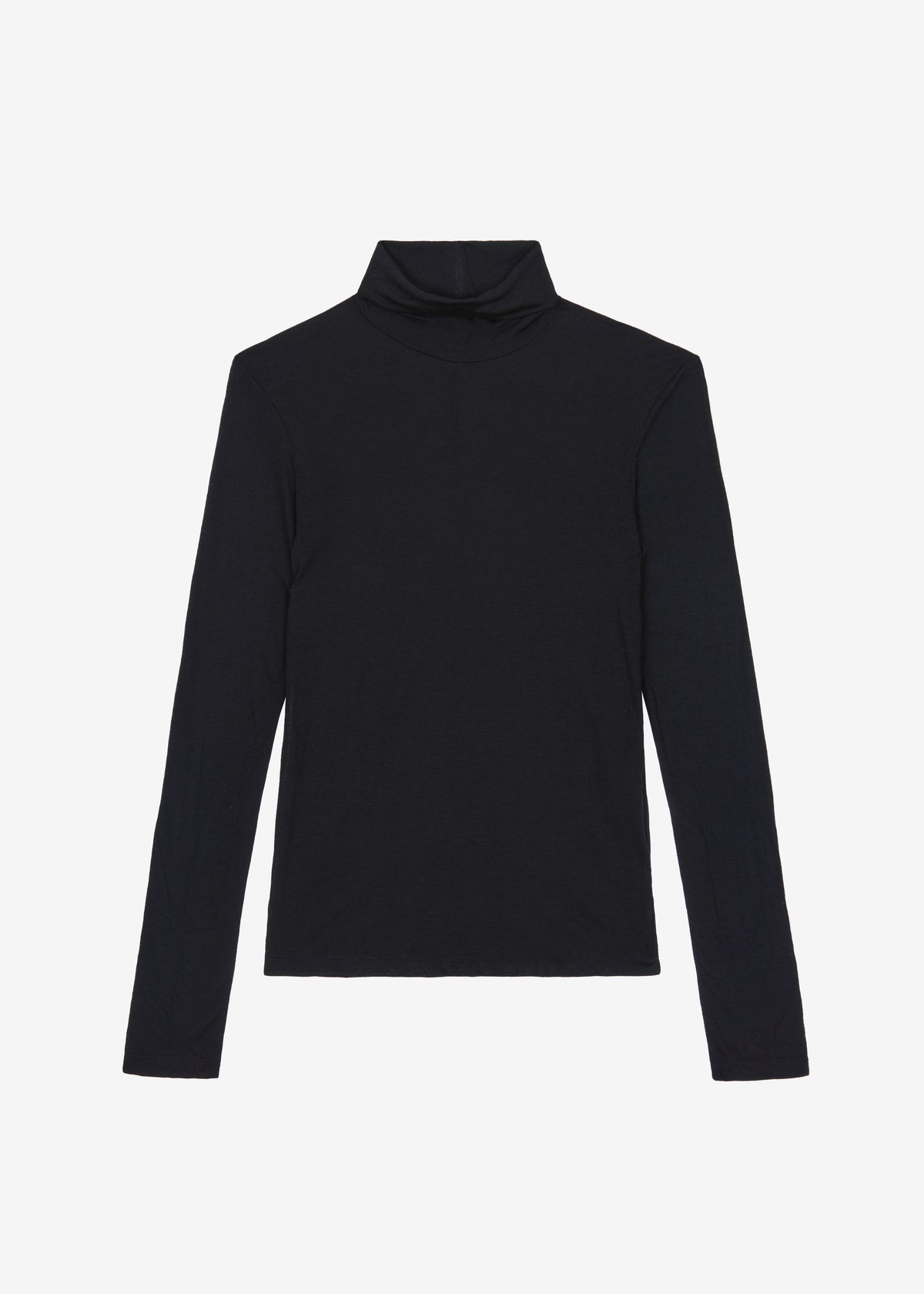 Evren Sheer Turtleneck - Black - 7