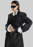 Eymi Technical Trench Coat - Black