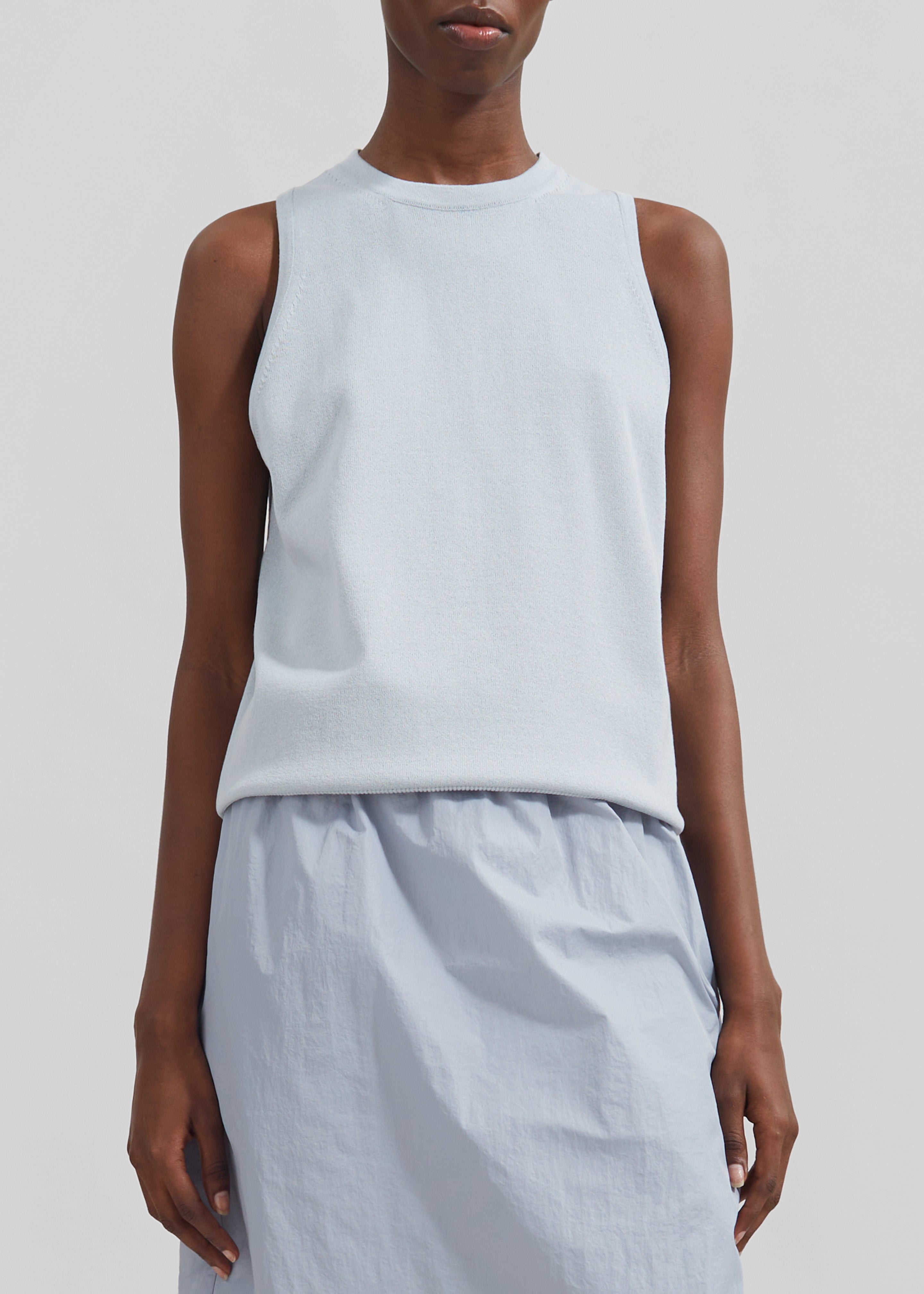 Eza Tank Top - Dusty Blue - 2