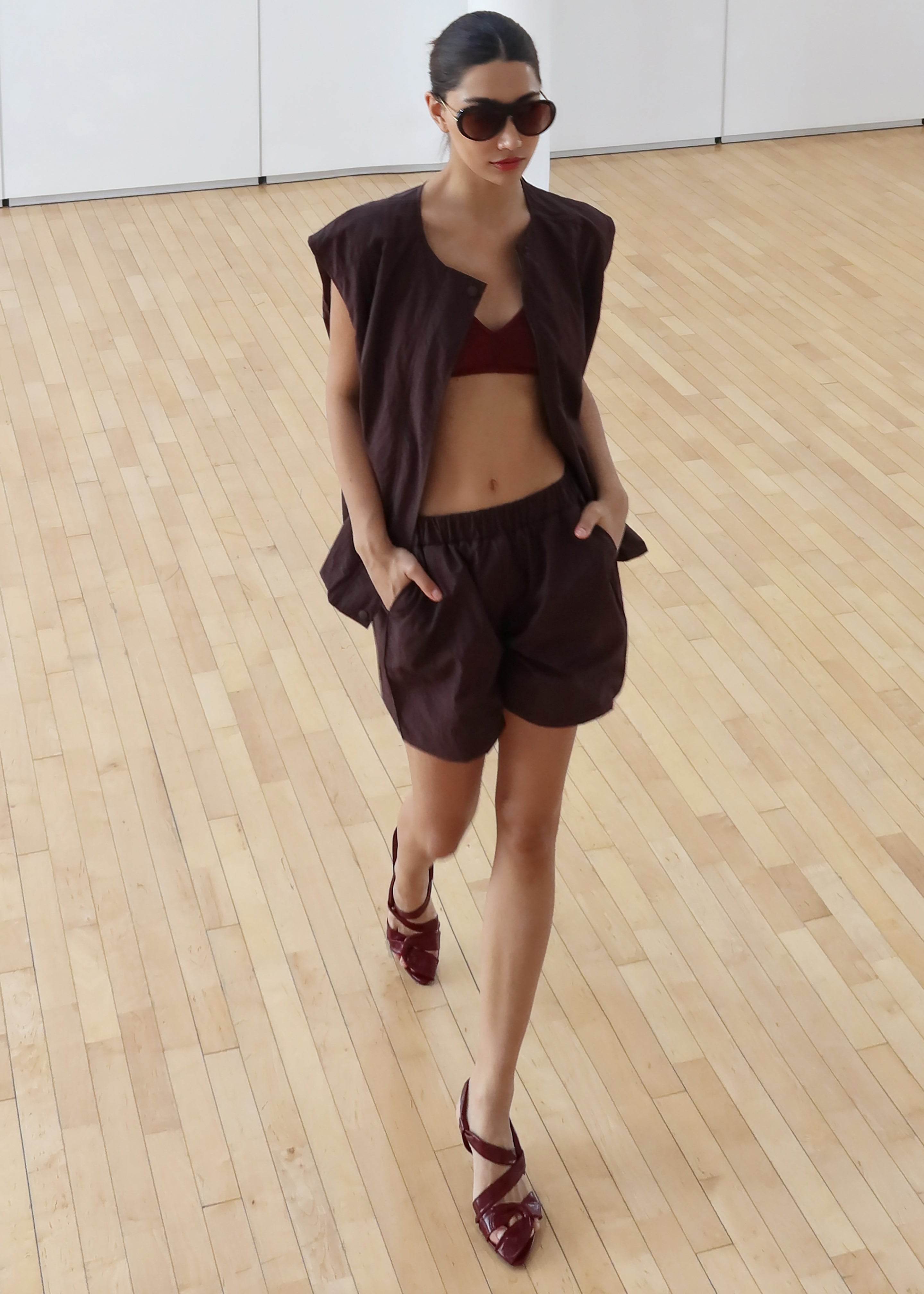 Faenza Boxer Shorts - Burgundy - 1