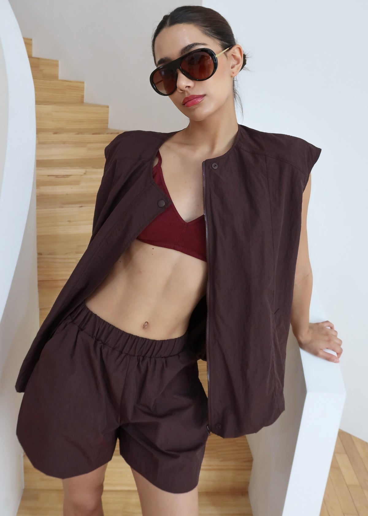 Faenza Boxer Shorts - Burgundy - 2