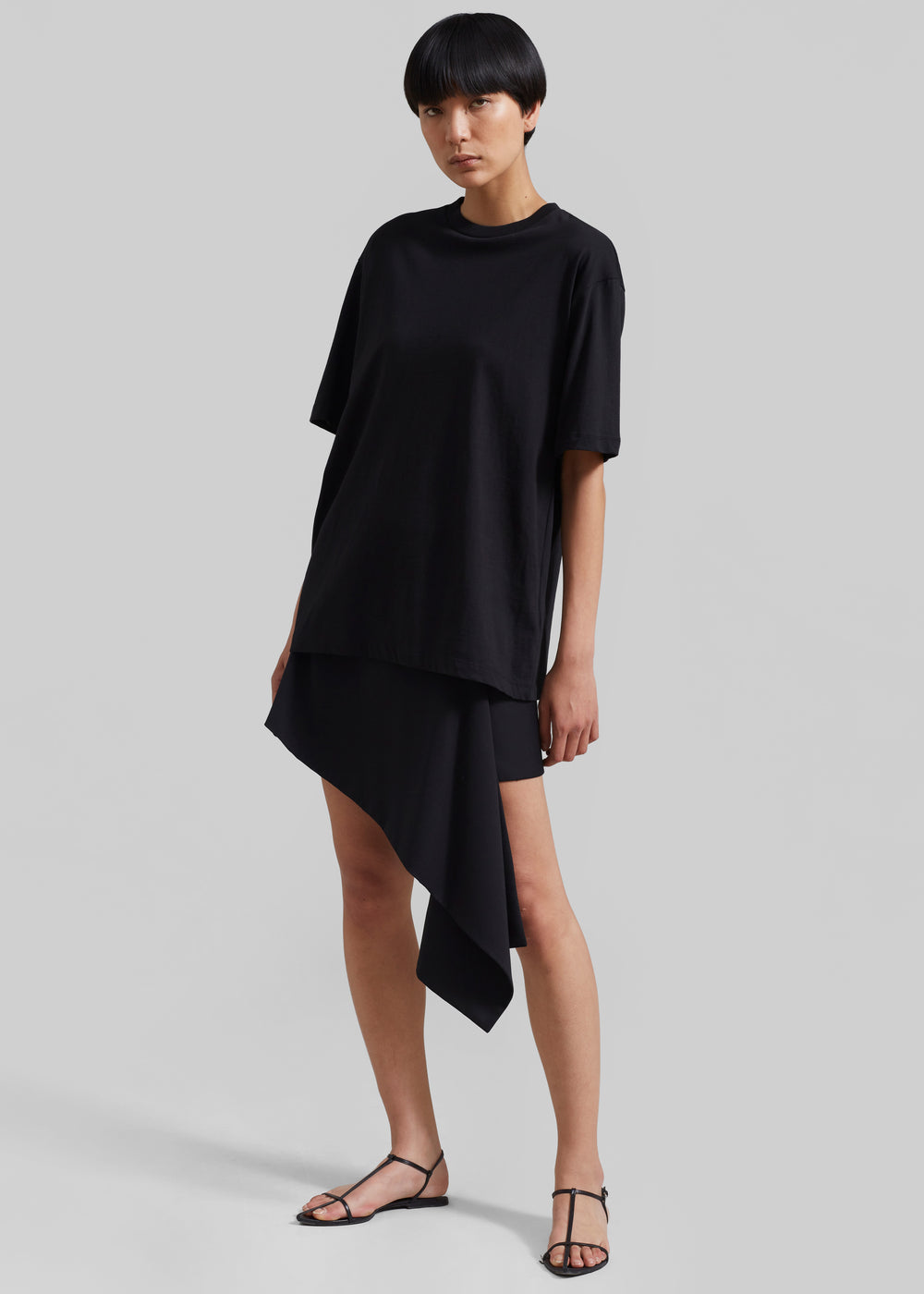 Faro Boxy Tee - Black - 1