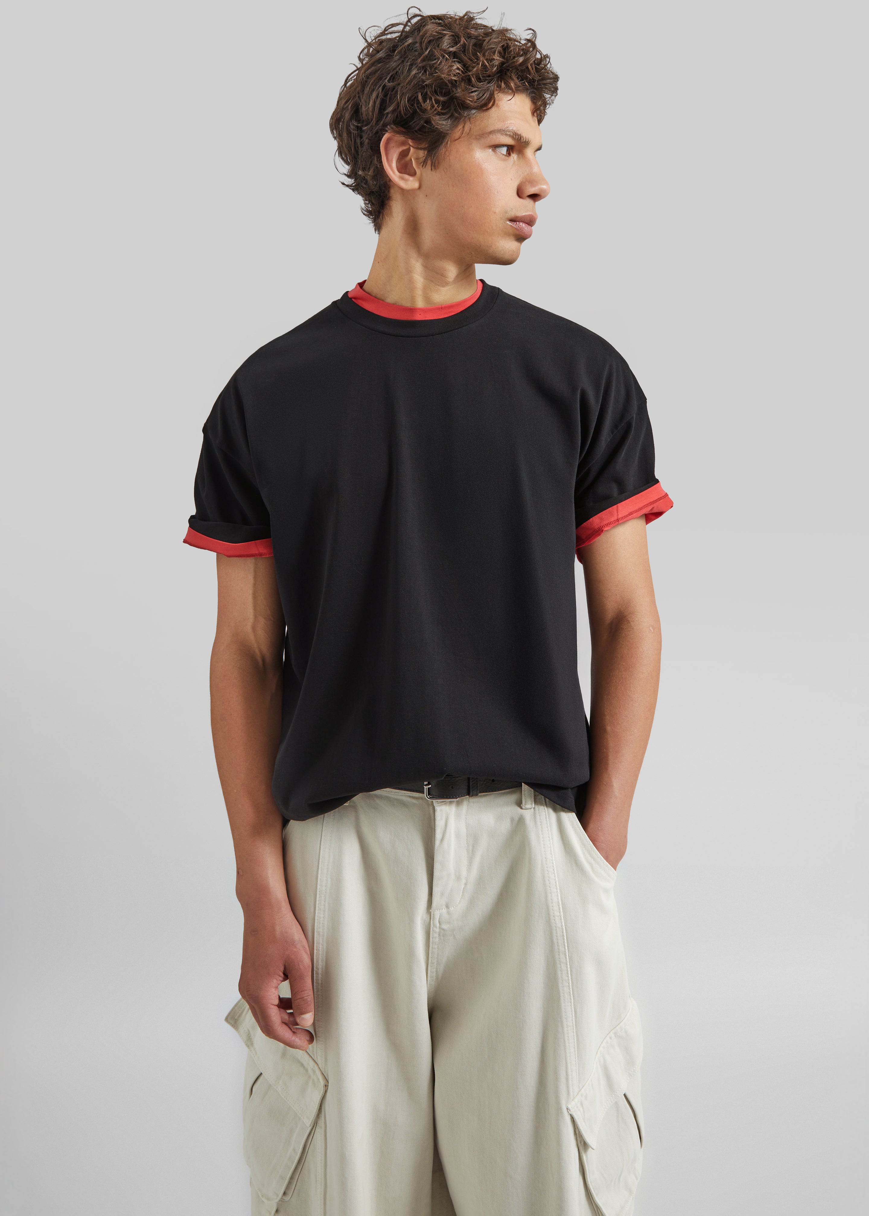 Faro Boxy Tee - Black – The Frankie Shop