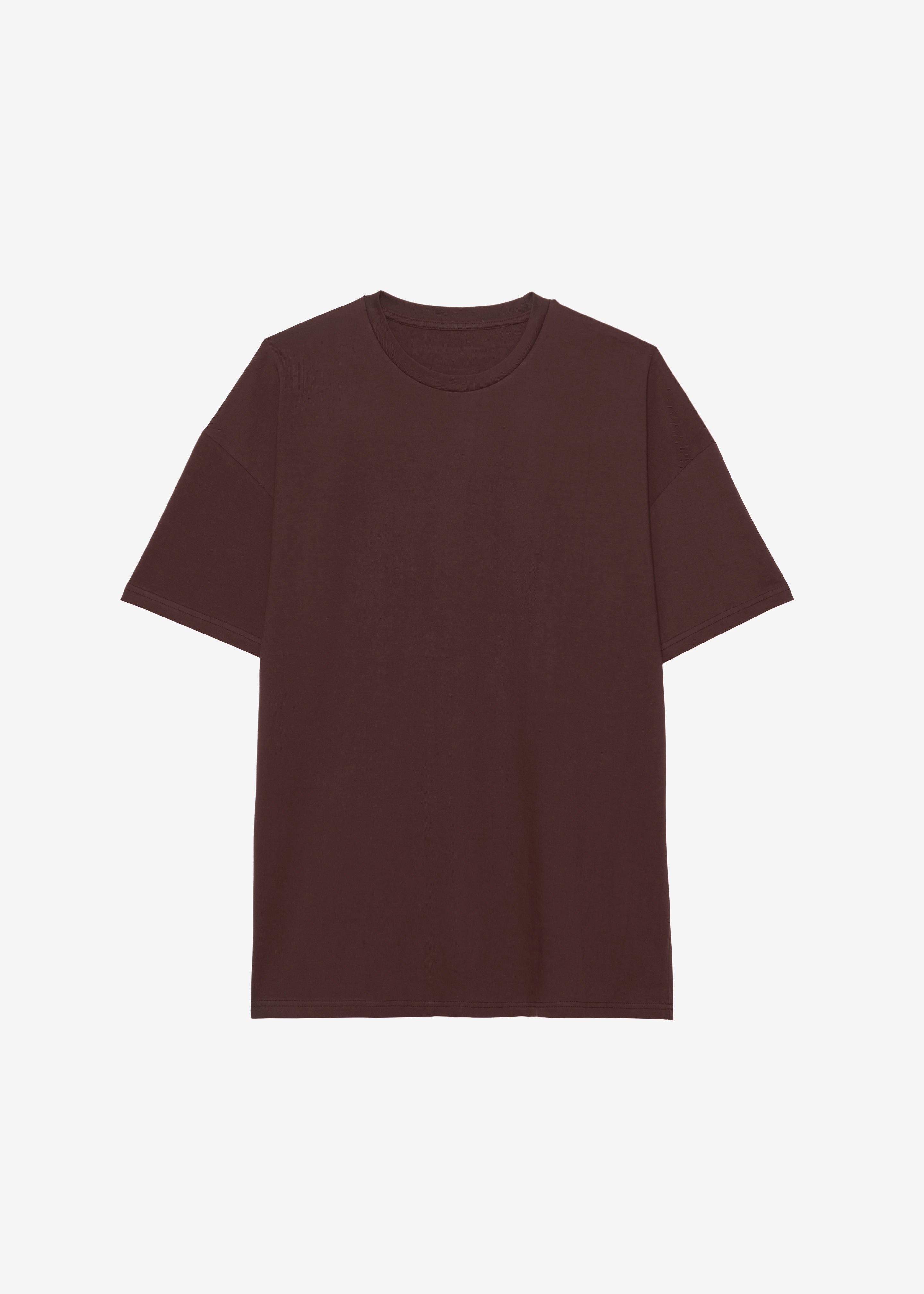 Faro Boxy Tee - Brown - 8