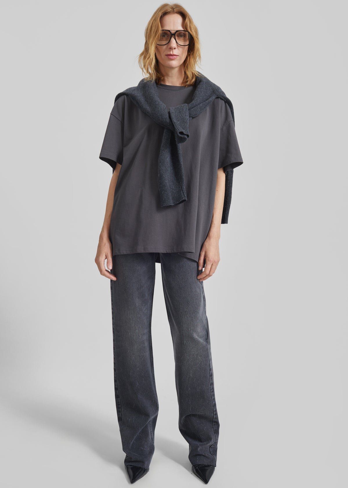 Faro Boxy Tee - Charcoal - 6
