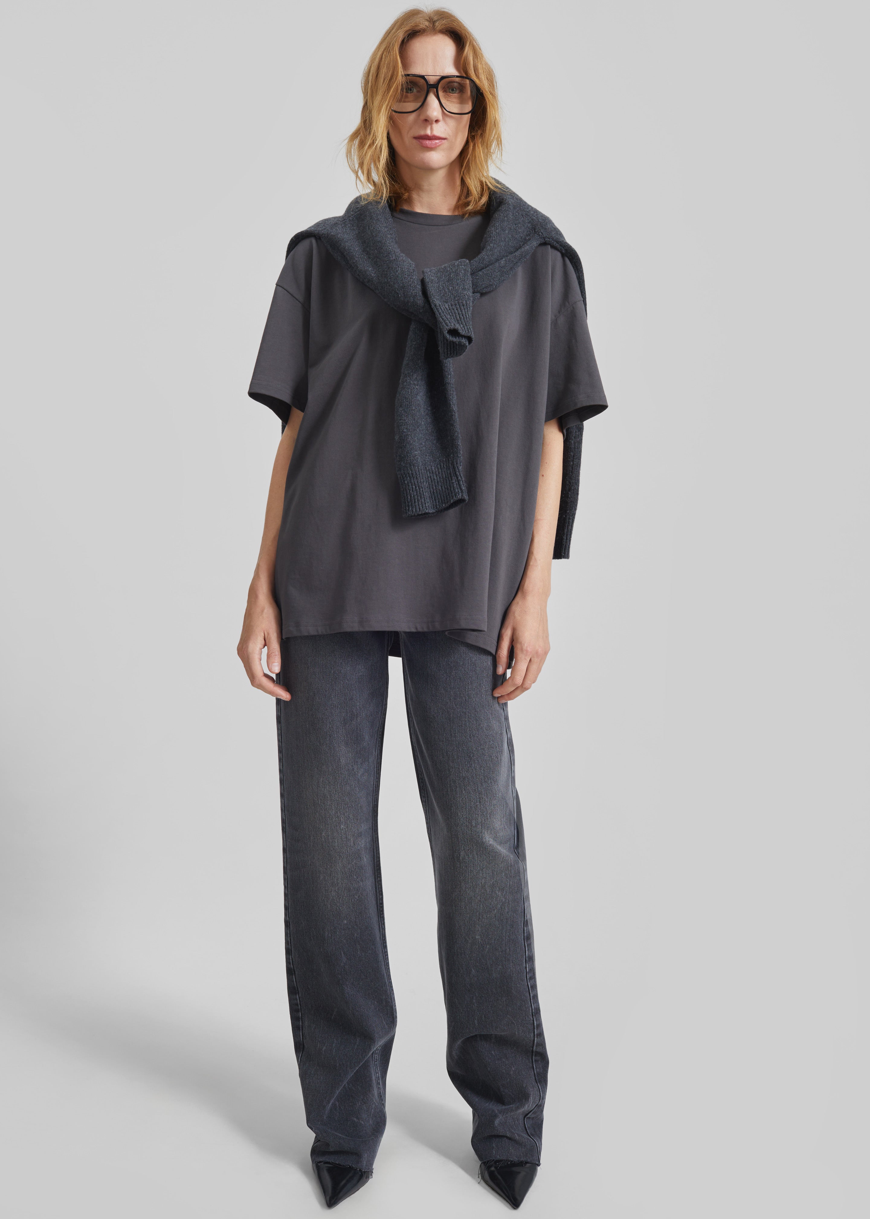 Faro Boxy Tee - Charcoal - 6