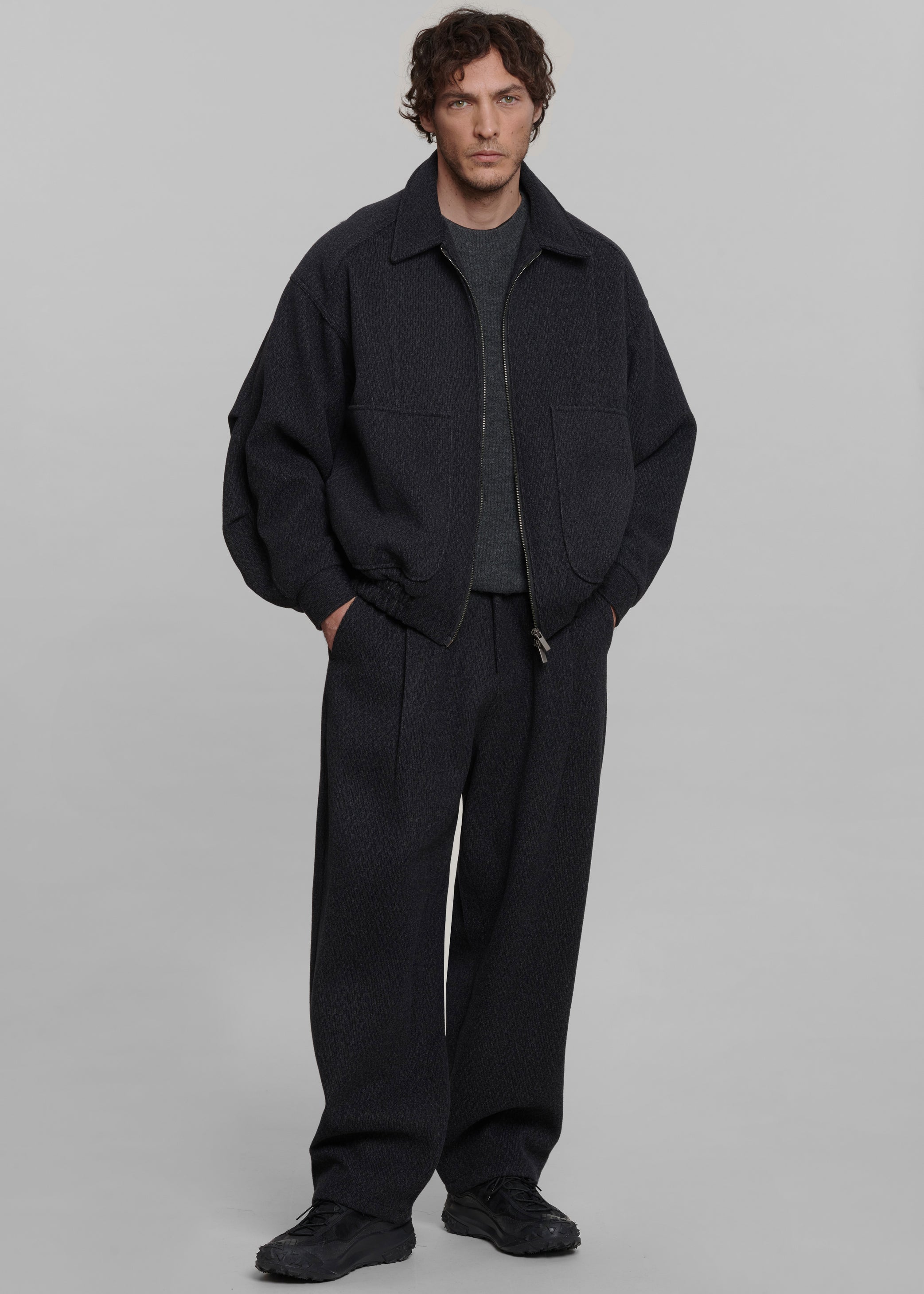 Shop the look image for Felix Jacket - Charcoal