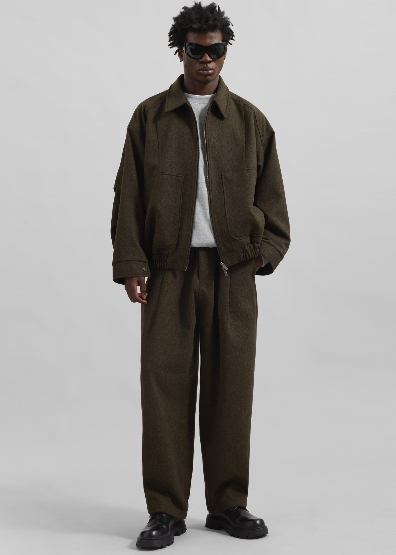 Felix Trousers - Dark Olive